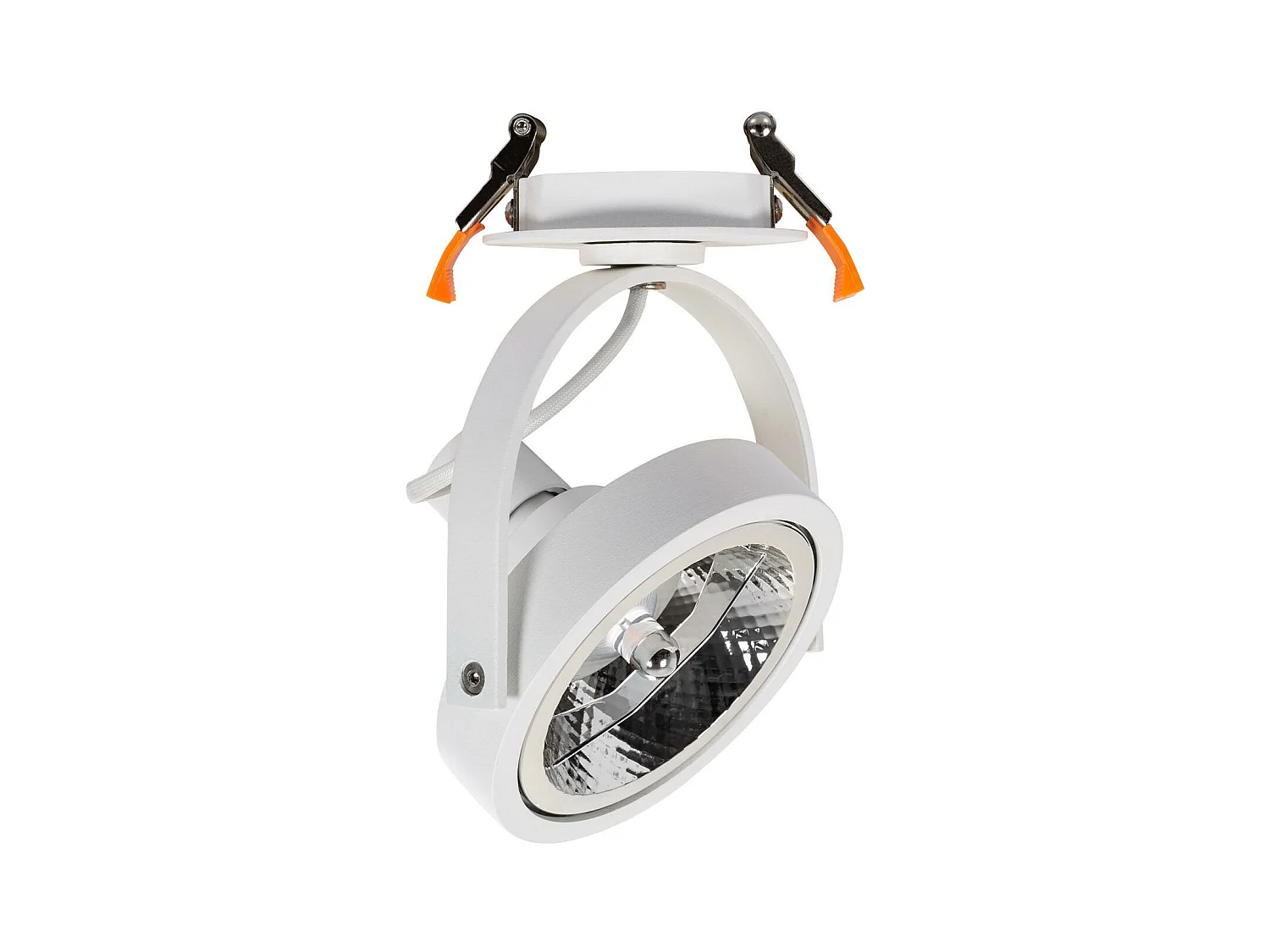 Faretto Downlight LED 15 W Circolare AR111 Foro Ø 80 mm 4000K Bianco Naturale