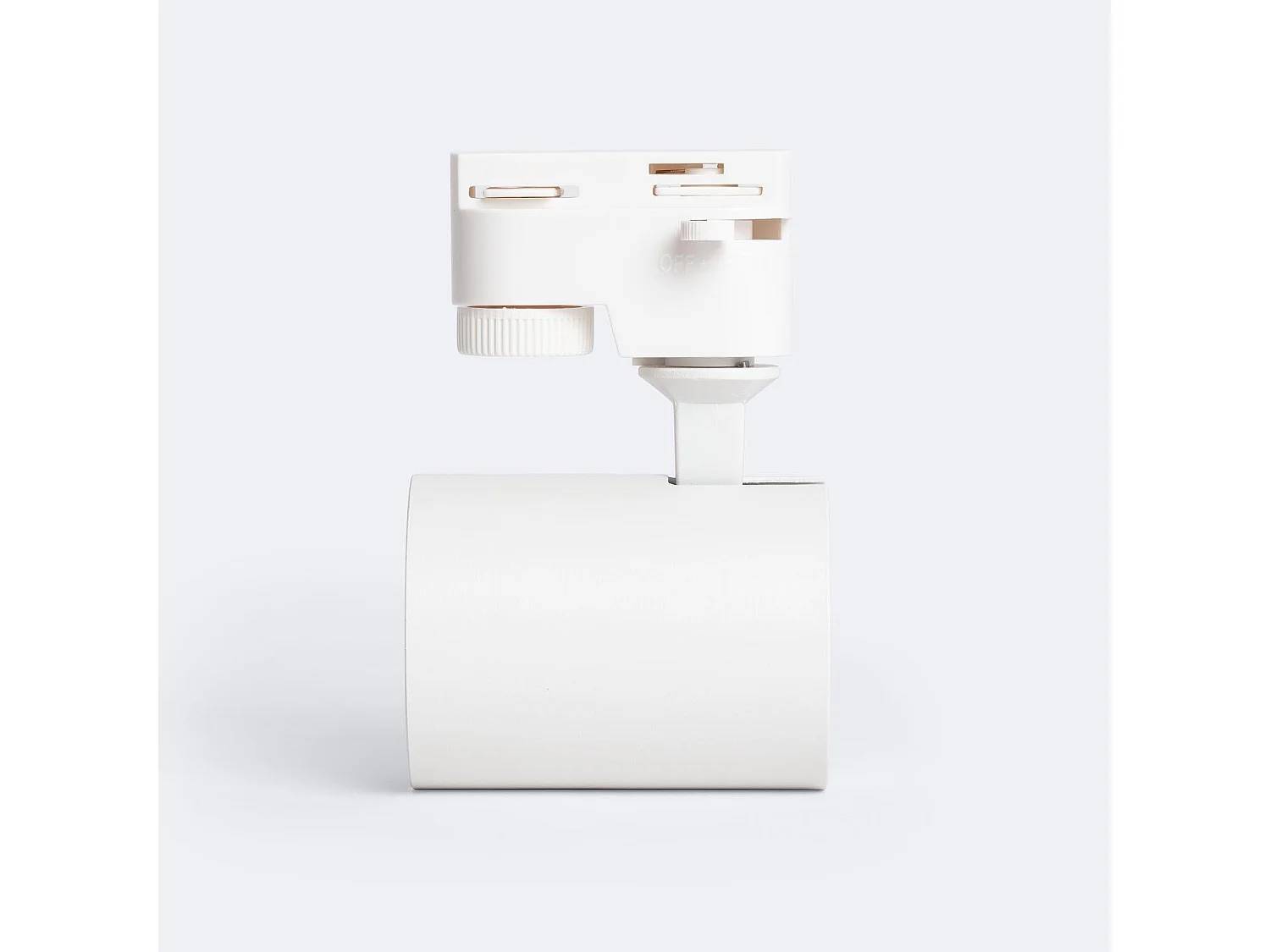 Spot à Douille sur Rail Monophasé Riuk pour Ampoule GU10 Blanc