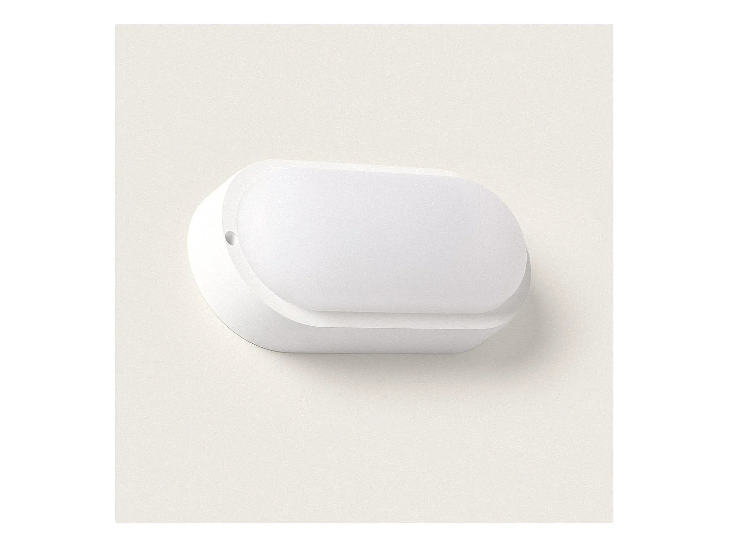 Plafonnier LED Ovale 25W Extérieur 94x198 mm IP65 avec Détecteur de Mouvement et Crépusculaire Hublot White 6500K Blanc froid