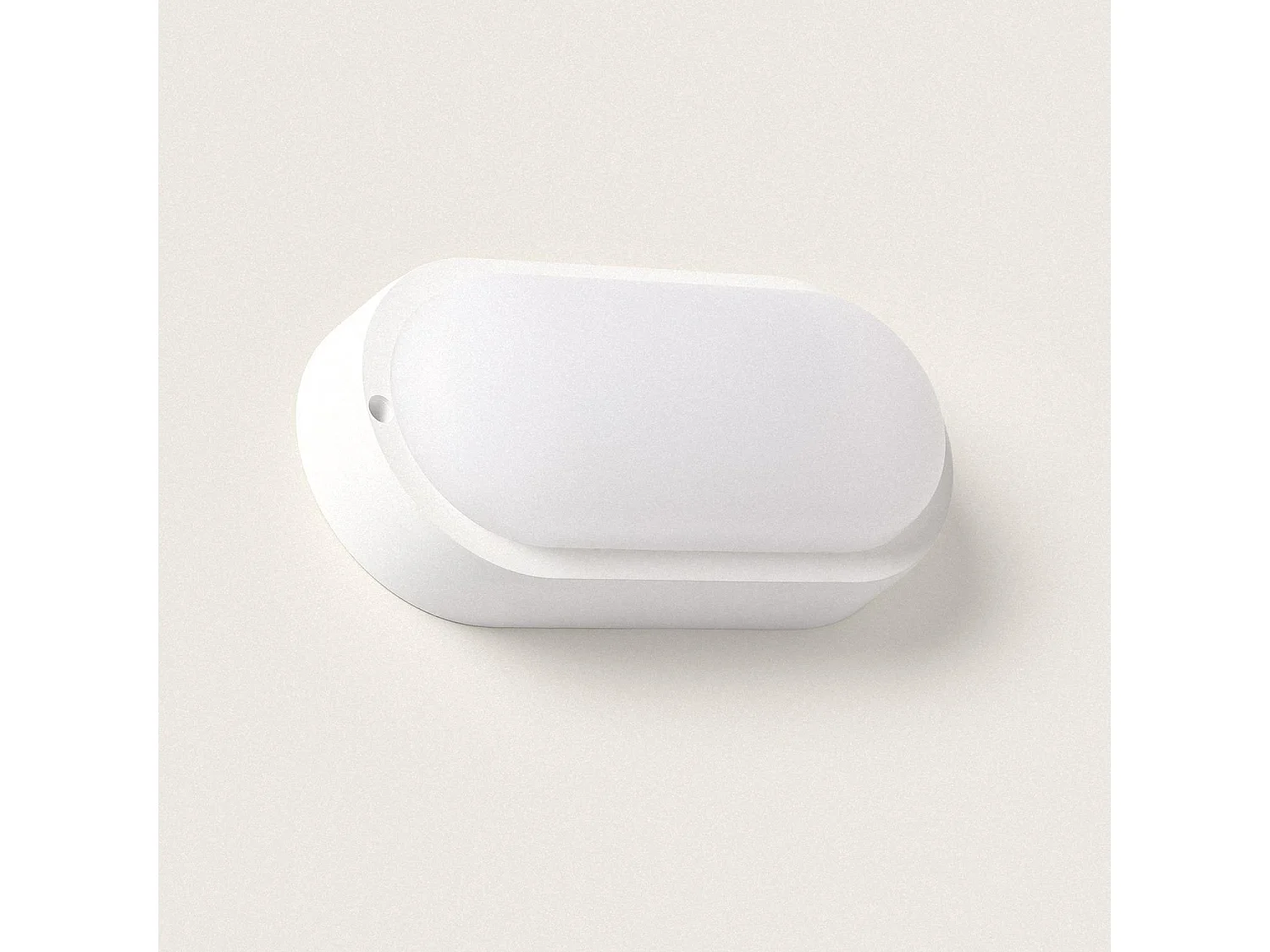 Plafonnier LED Ovale 25W Extérieur 94x198 mm IP65 avec Détecteur de Mouvement et Crépusculaire  White 6500K Blanc froid