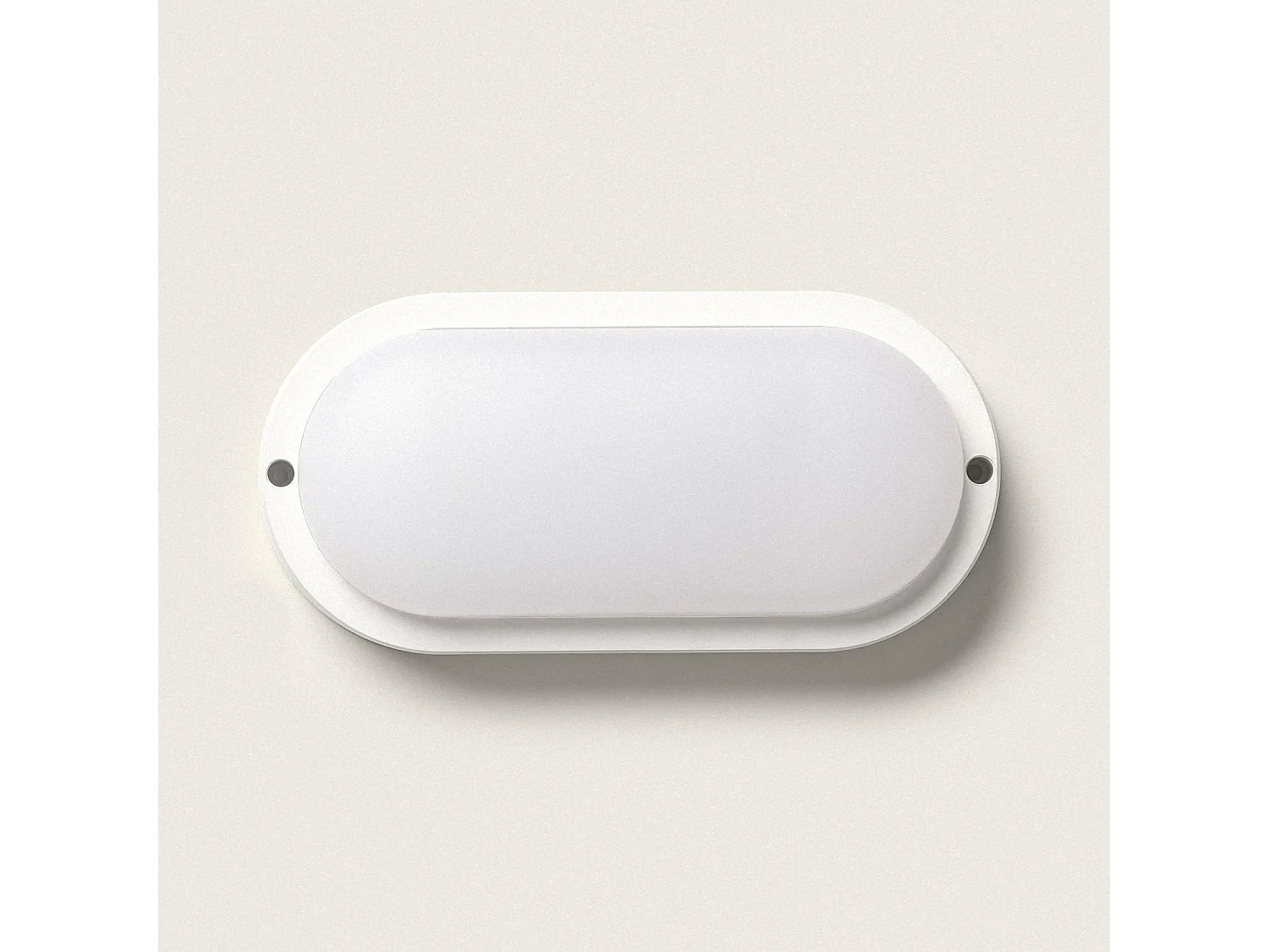 Plafonnier LED Ovale 25W Extérieur 94x198 mm IP65 avec Détecteur de Mouvement et Crépusculaire  White 6500K Blanc froid