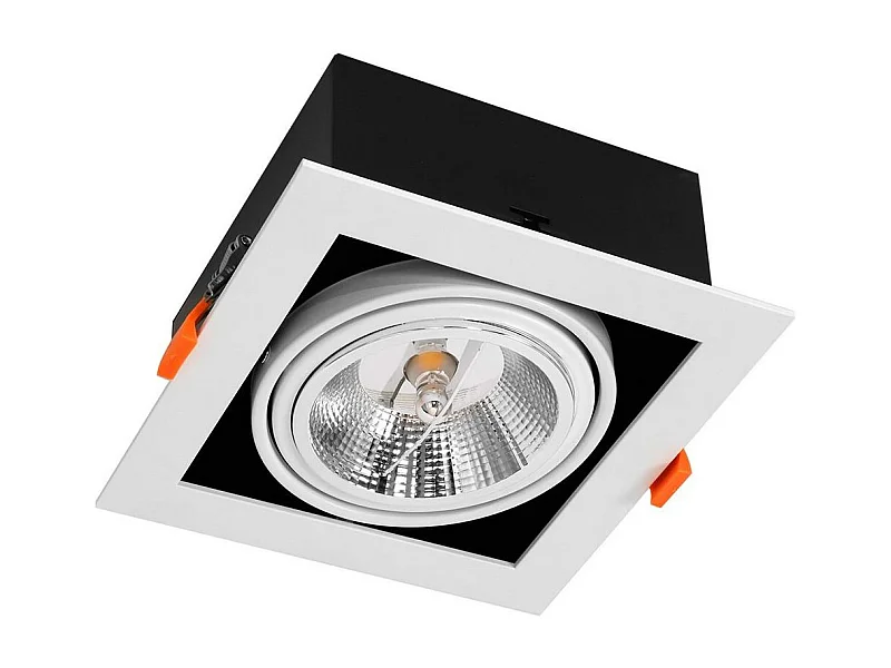 Spot Downlight LED 12W Kardan AR111 Coupe 165x165 mm 3000K Blanc chaud