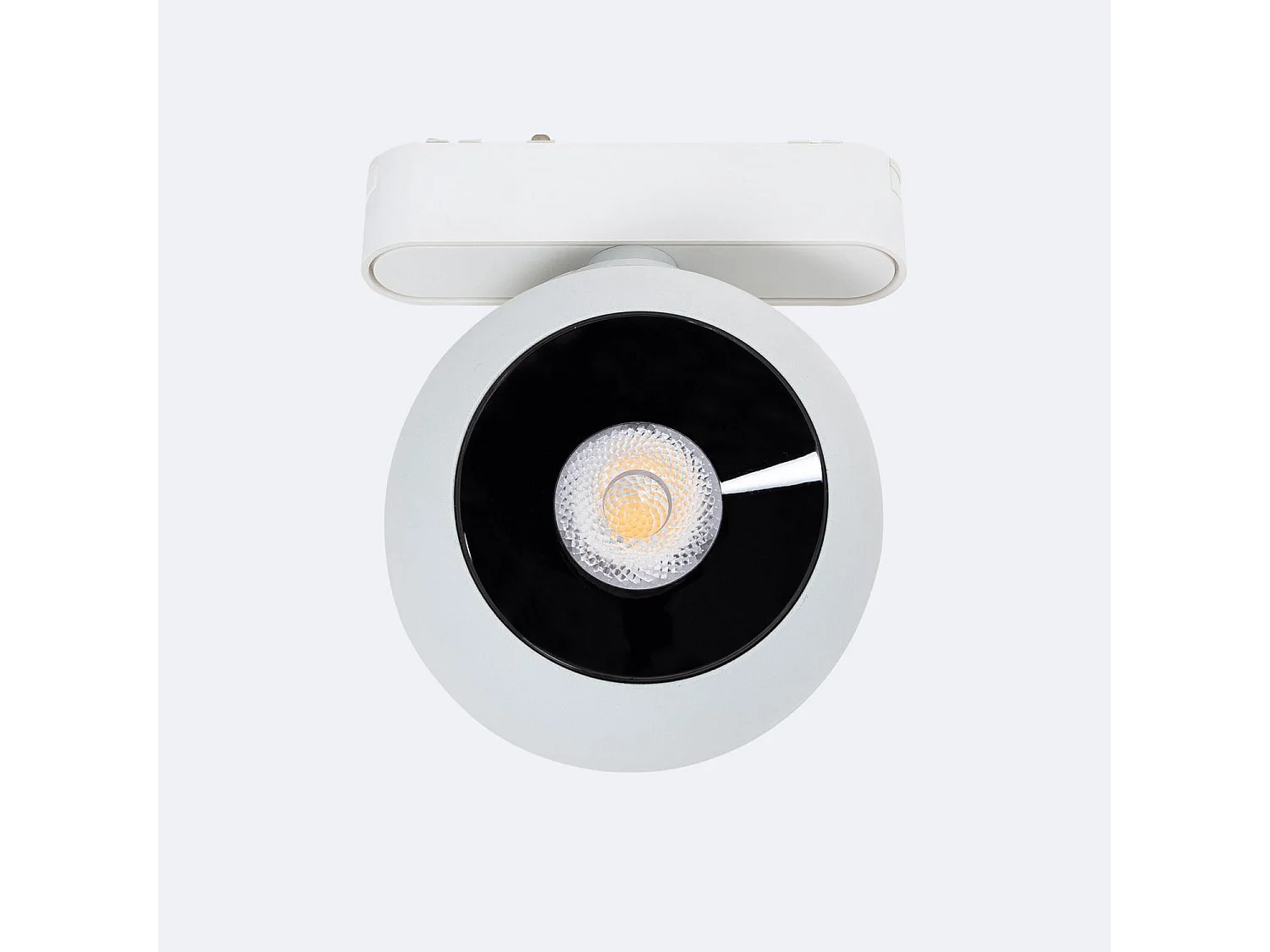 Spot LED sur Rail Magnétique 25mm Extra-Plat 12W Concave 48V Ø100 mm Blanc 4000K Blanc neutre