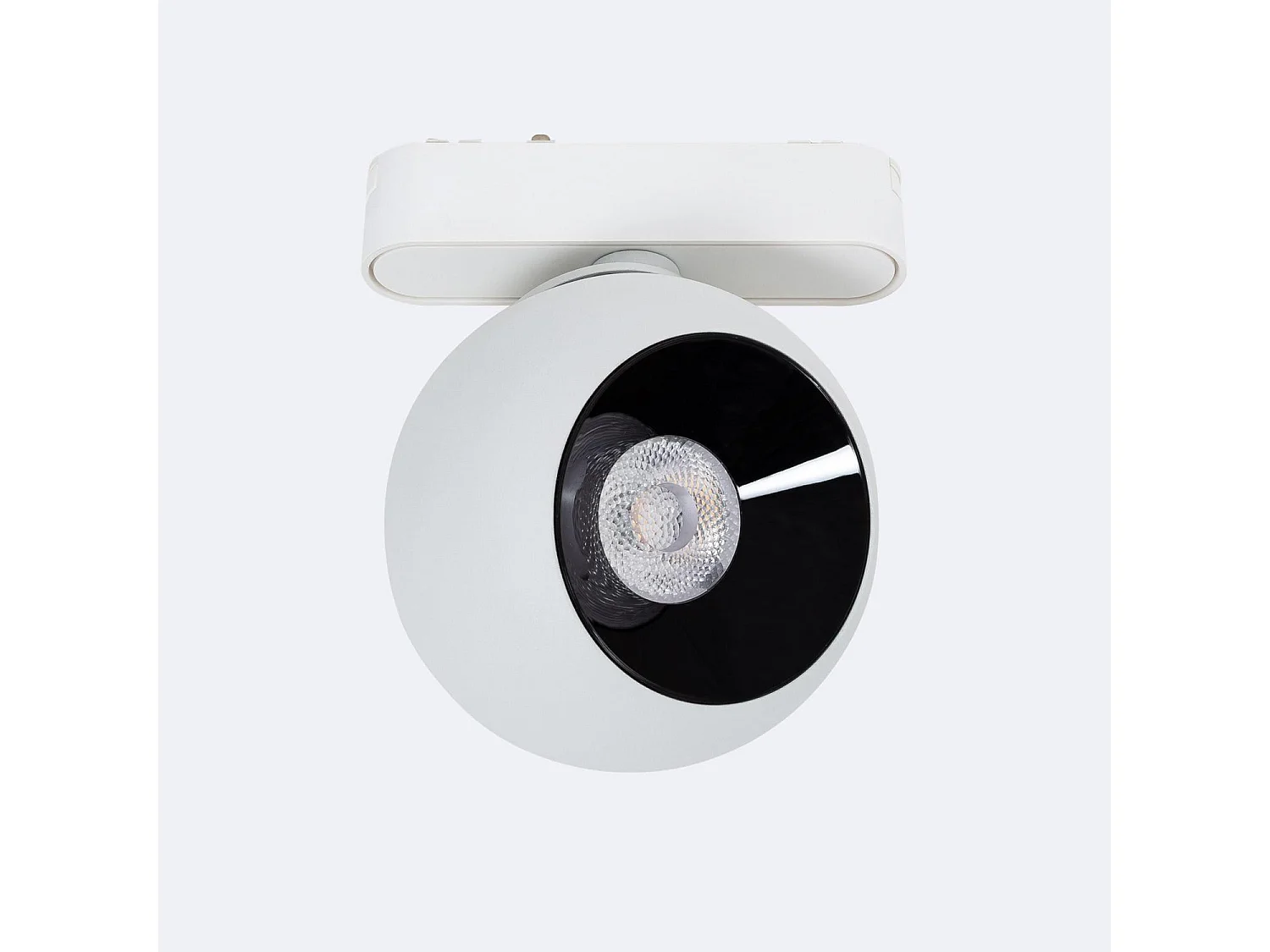 Spot LED sur Rail Magnétique 25mm Extra-Plat 12W Concave 48V Ø100 mm Blanc 4000K Blanc neutre
