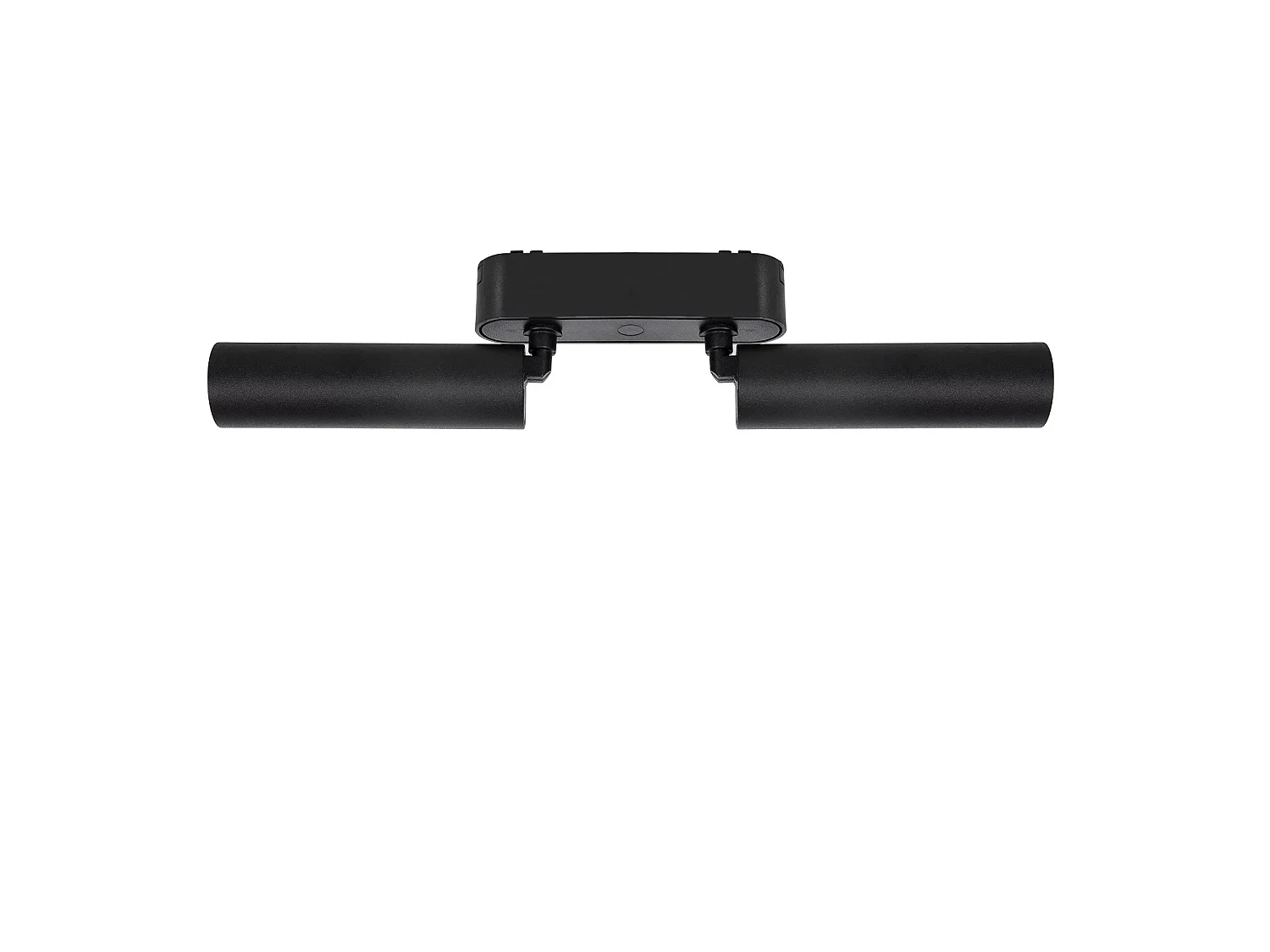 Spot LED sur Rail Magnétique 25mm Extra-Plat 14W Double 48V Noir 2700K Blanc chaud