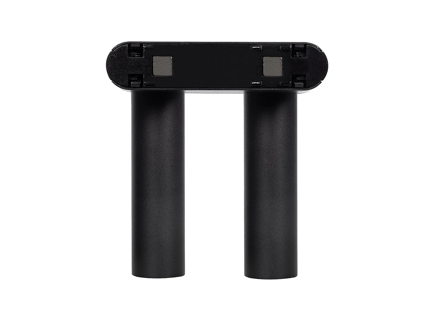 Spot LED sur Rail Magnétique 25mm Extra-Plat 14W Double 48V Noir 2700K Blanc chaud