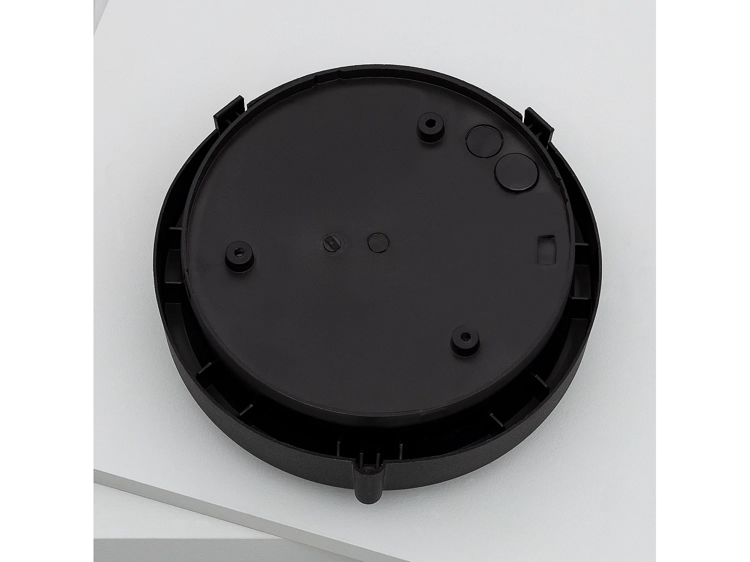 Plafonnier Extérieur Rond  à Grille  Ø220 mm Noir