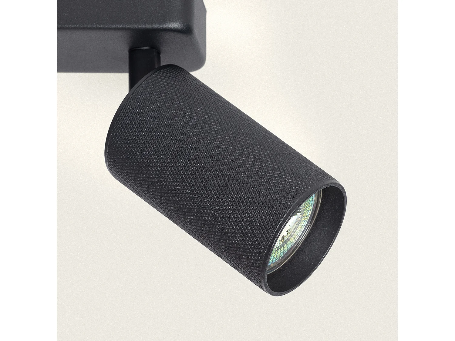 Plafonnier Aluminium Breixo 4 Spots Noir