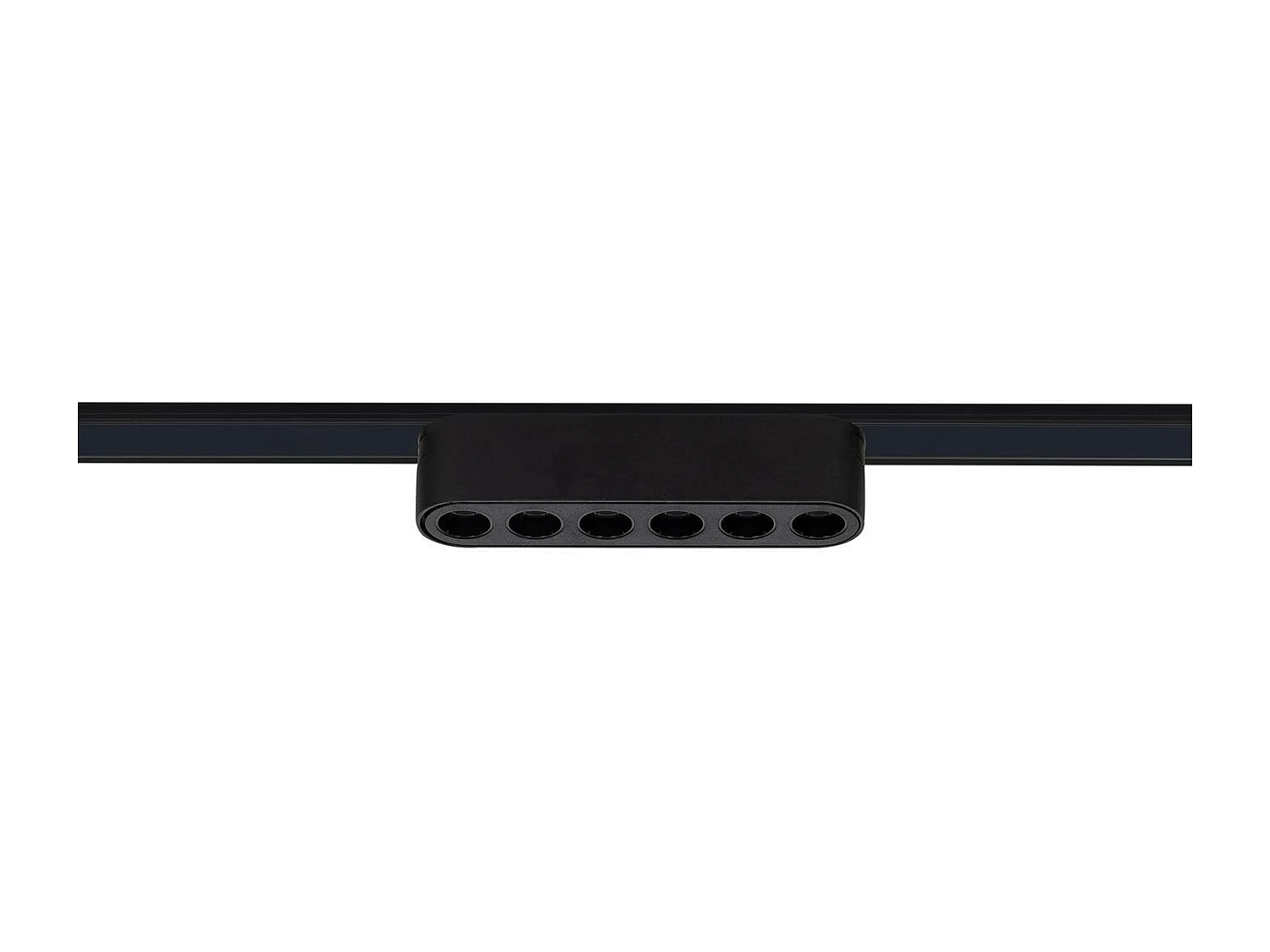 Spot Linéaire LED sur Rail Magnétique 25mm Extra-Plat 6W 48V Noir Optic 120mm 4000K Blanc neutre
