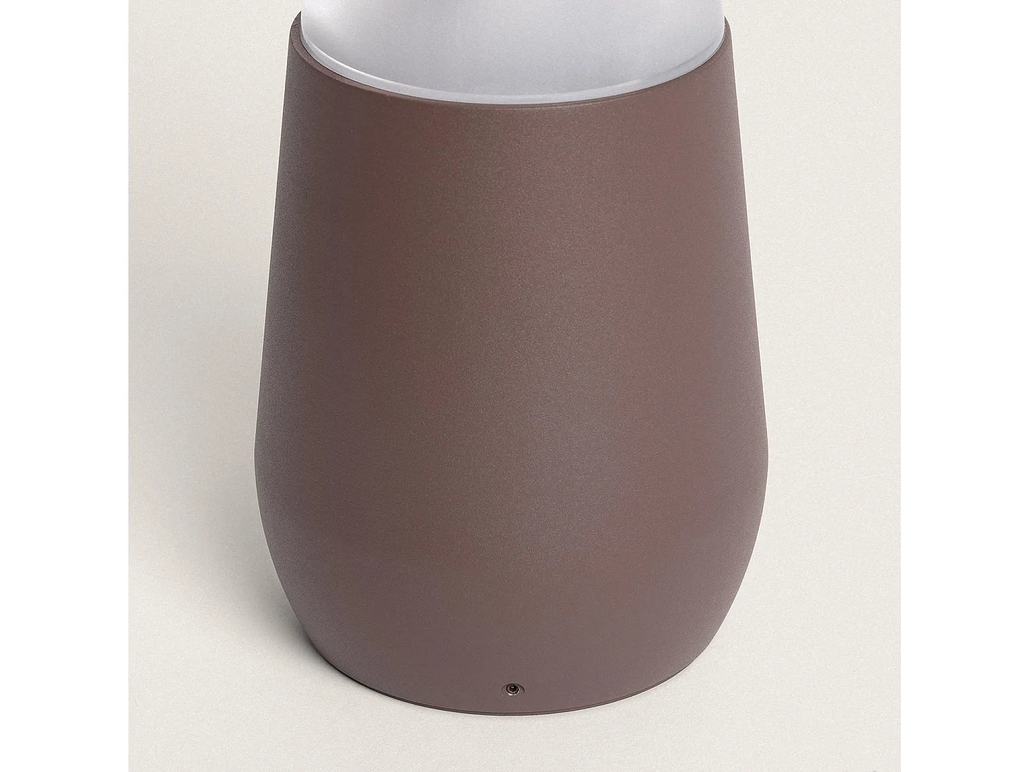 Balise Extérieure LED 8W sur Pied 38cm en Saillie Double-Dareh Marron foncé