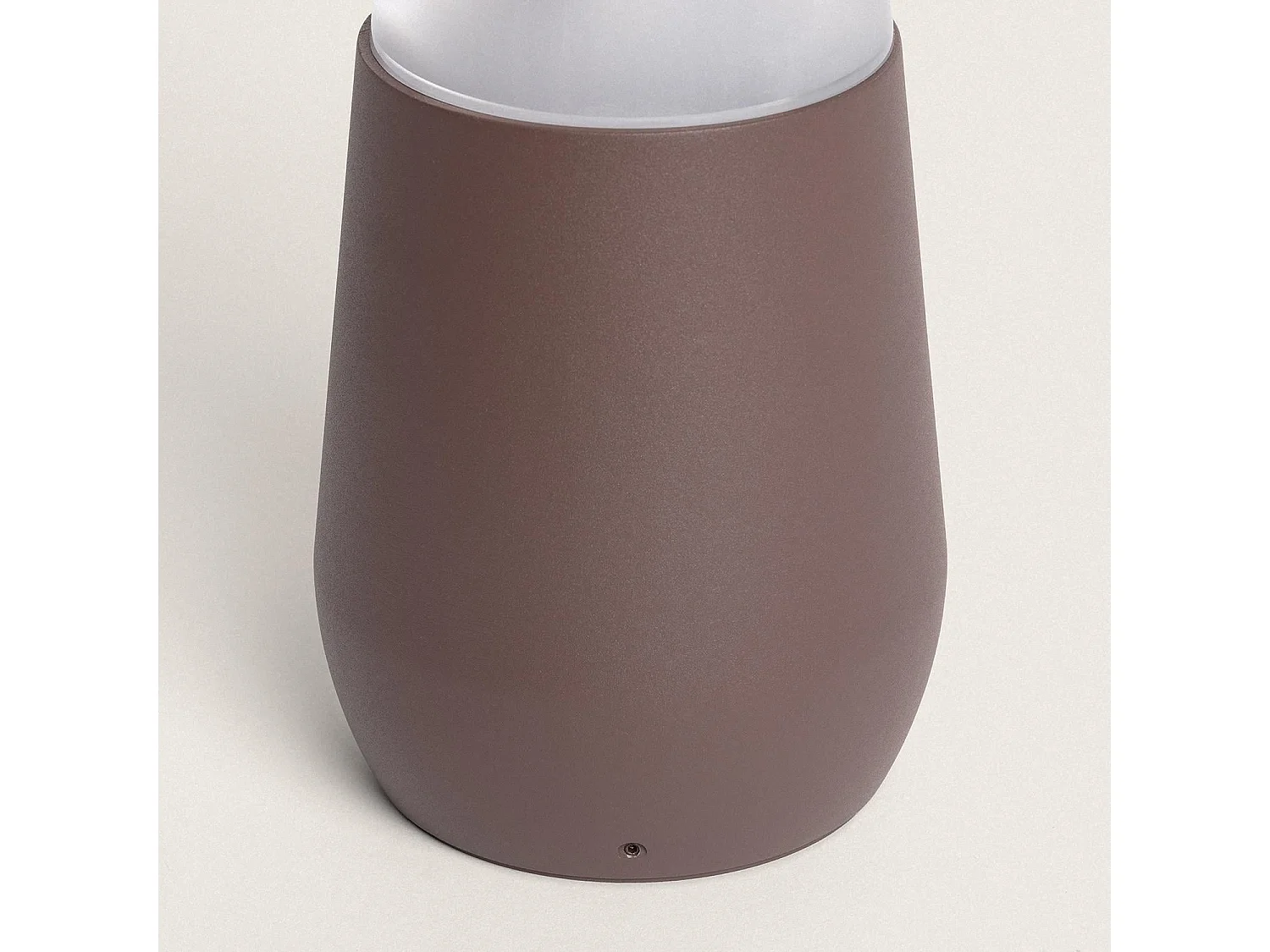 Balise Extérieure LED 8W sur Pied 38cm en Saillie Double-Dareh Marron foncé