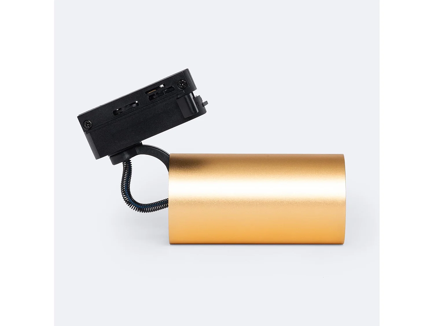 Spot à Douille sur Rail Monophasé Lux pour Ampoule GU10 Or