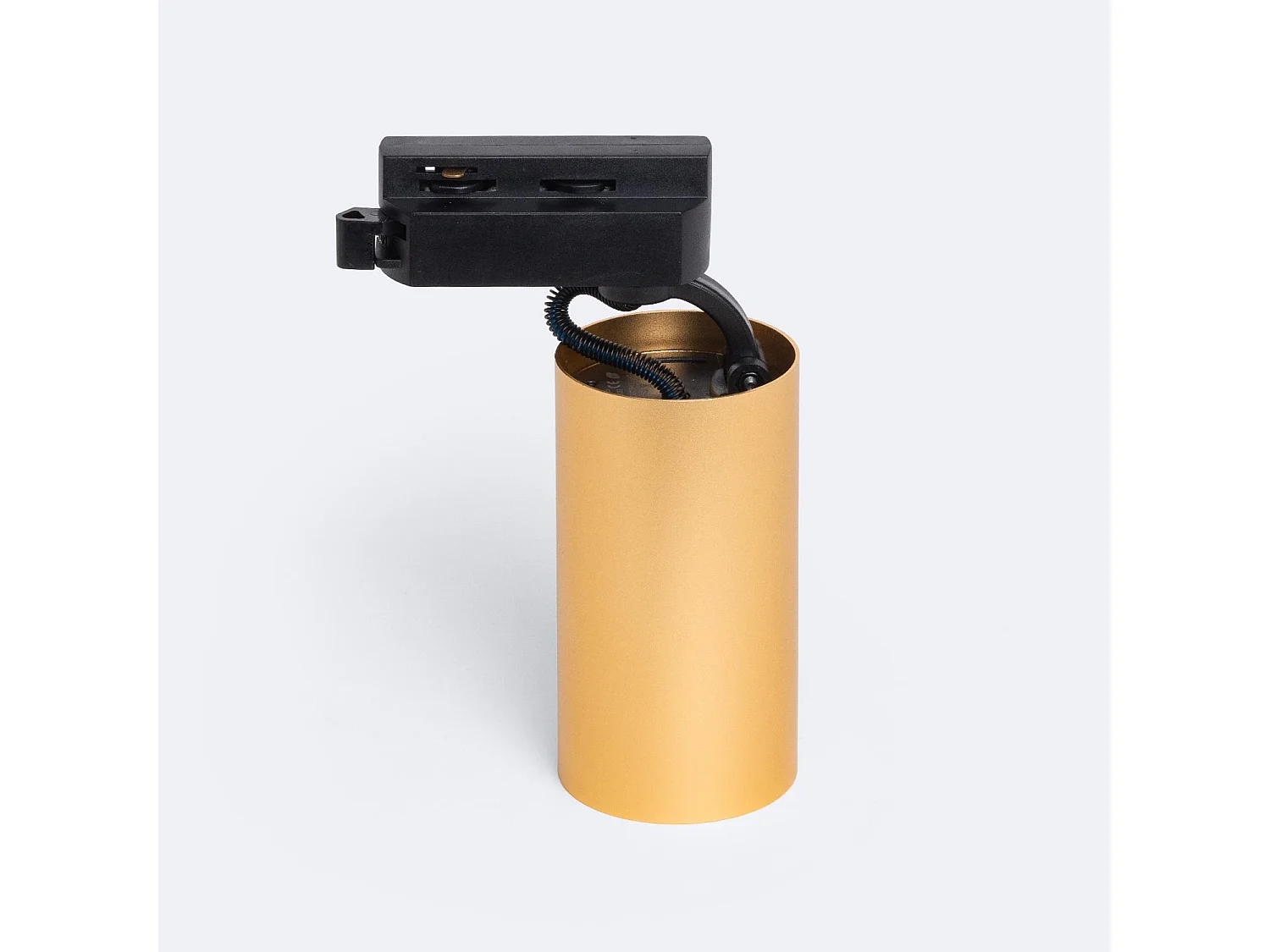 Spot à Douille sur Rail Monophasé Lux pour Ampoule GU10 Or