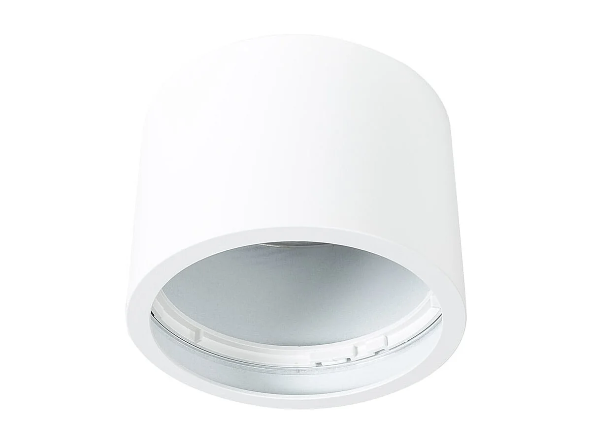 Collerette Downlight en Saillie Ronde pour Ampoule LED GU10 AR111  Blanc
