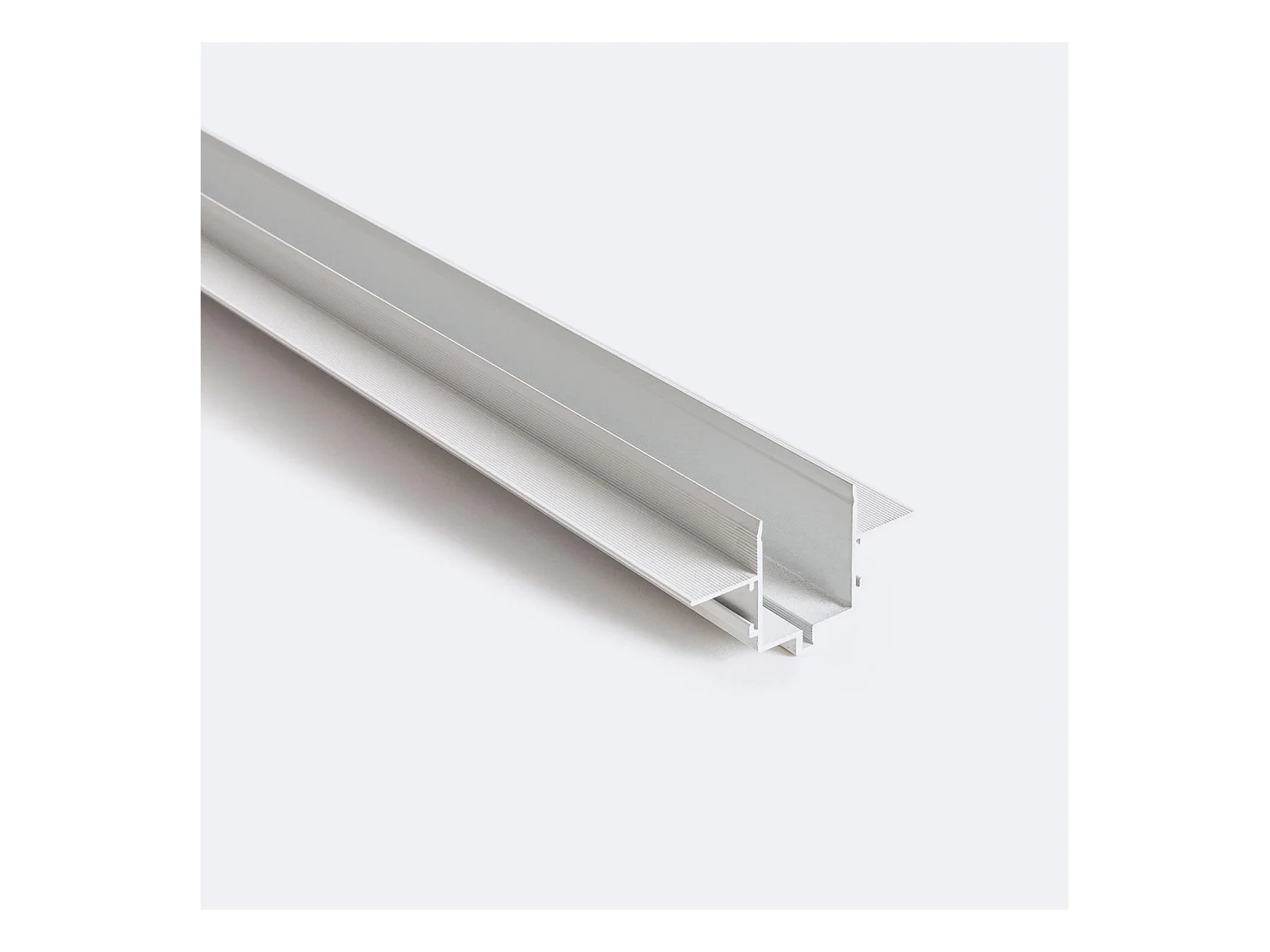 Profilé Encastré pour Rail Magnétique SuperSlim 25mm En Saillie 48V 1m Blanc