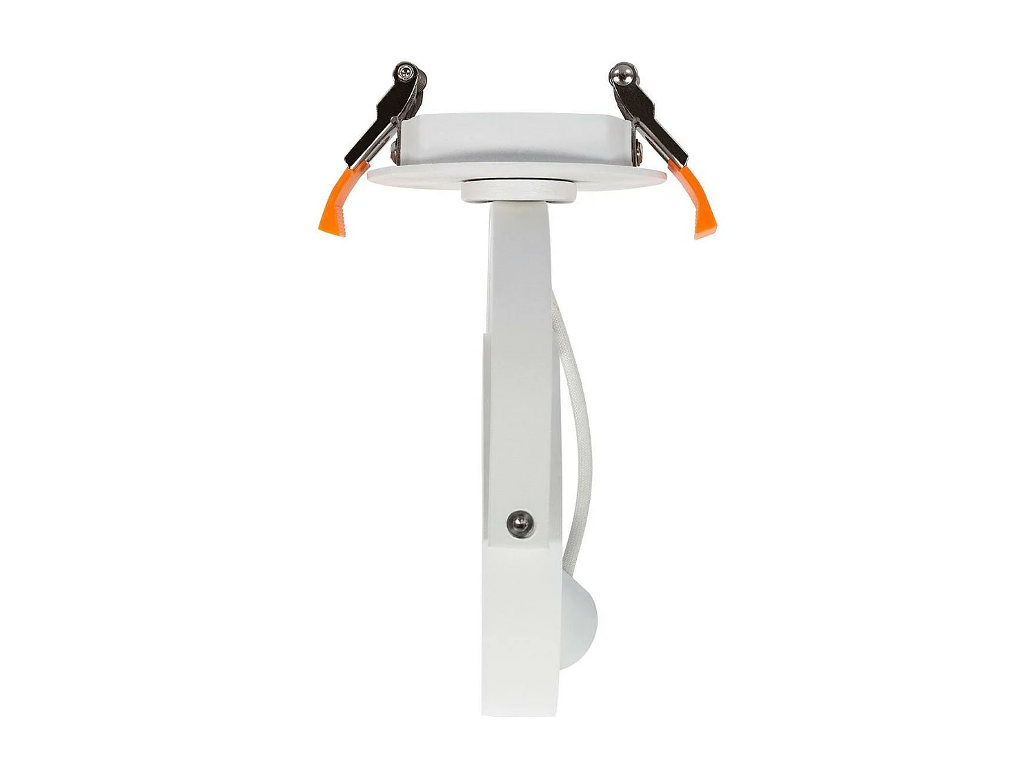 Portafaretto Downlight Incasso Circolare Orientabile per Lampadina LED GU10 AR111 Bianco