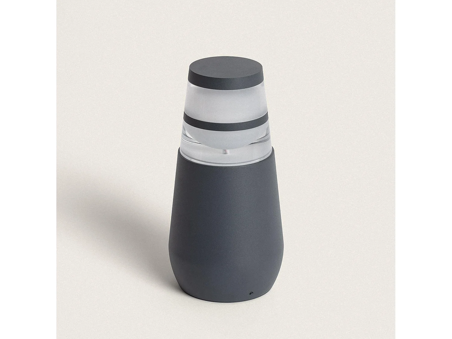 Lampioncino per Esterni LED 9W Superficie Piede 30cm Dareh Antracite