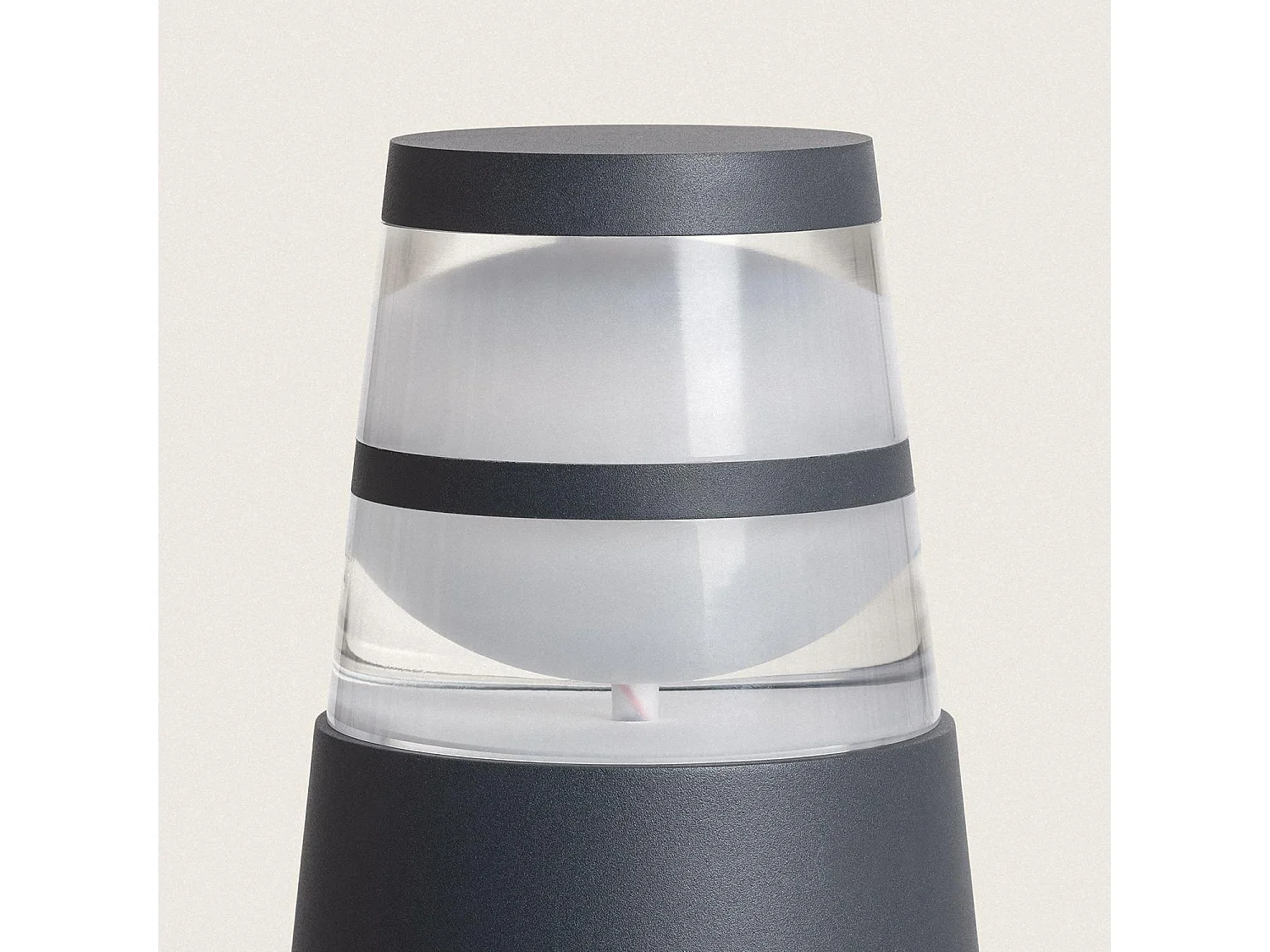 Balise Extérieure LED 9W sur Pied 30 cm en Saillie Dareh  Anthracite