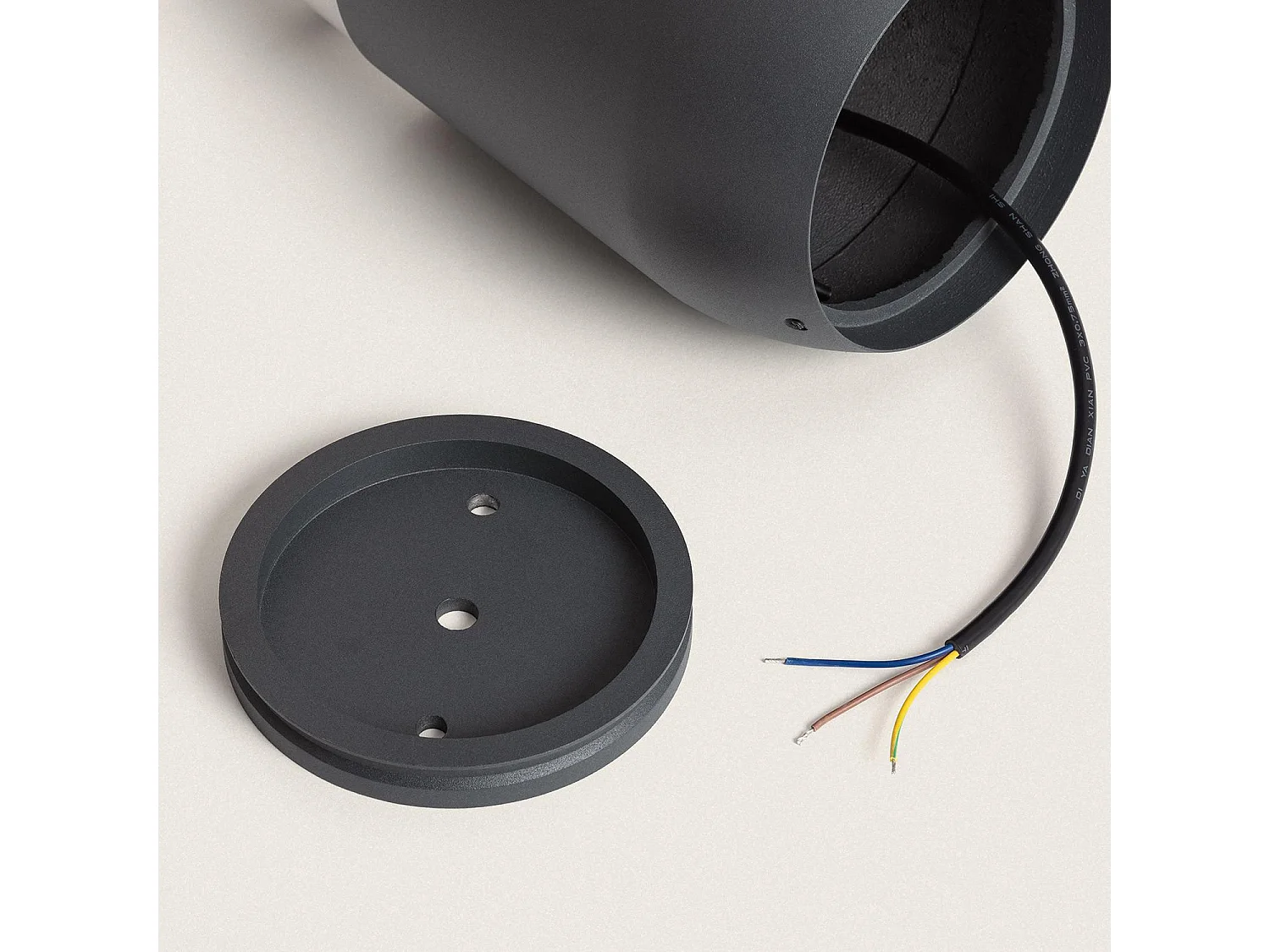 Balise Extérieure LED 9W sur Pied 30 cm en Saillie Dareh  Anthracite