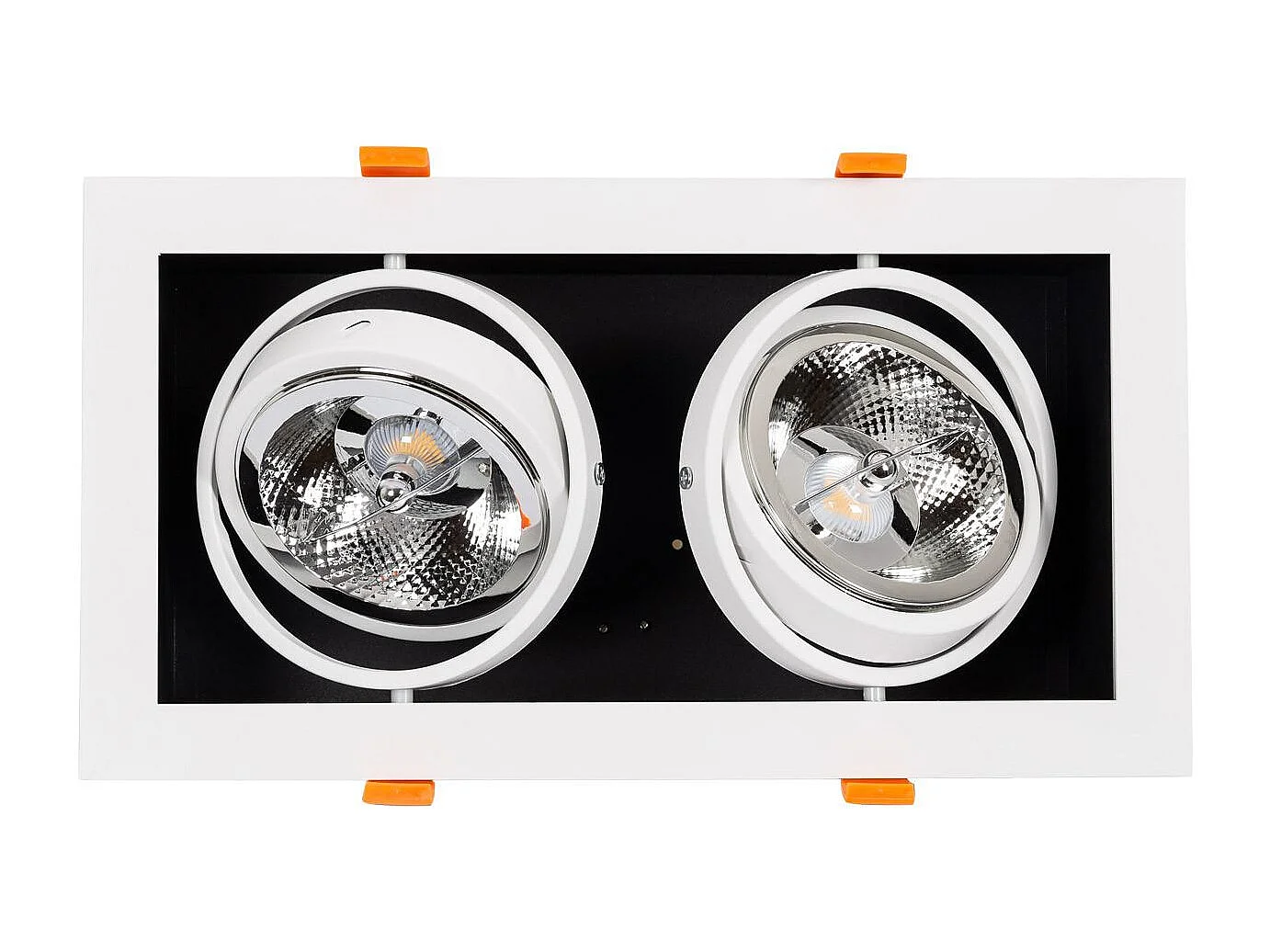 Spot Downlight LED 30W Kardan AR111 Coupe 325x165 mm 3000K Blanc chaud
