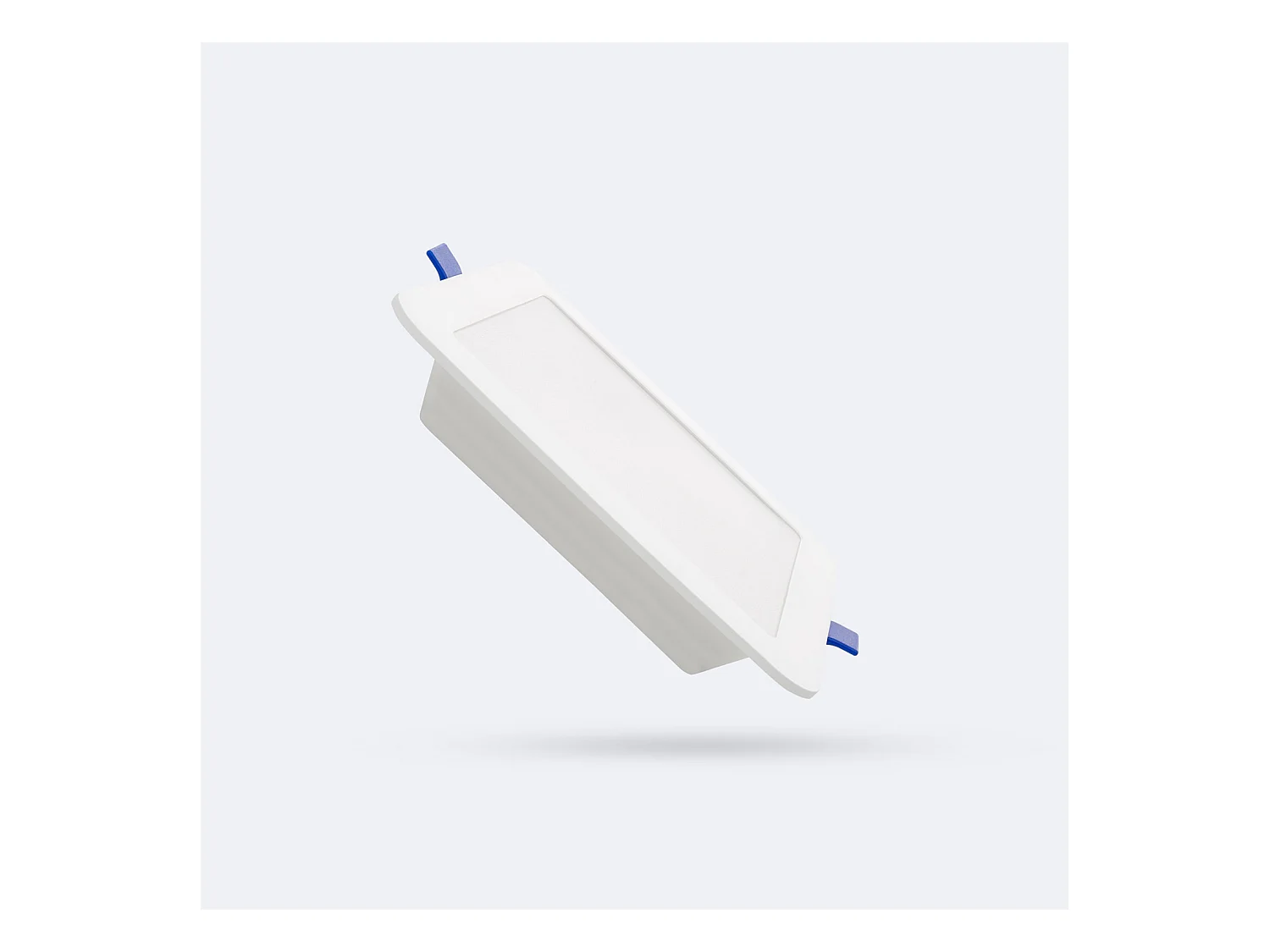 Placa LED 9W Cuadrada SOLID Corte 135x135 mm 3000K Blanco Cálido