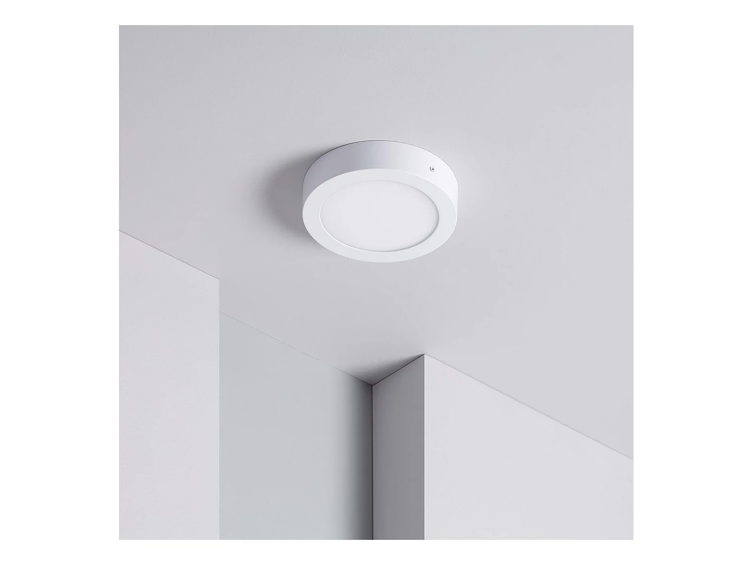 Plafonnier LED Rond 12W SwitchCCT Sélectionnable Ø 170mm Dimmable Compatible avec Télécommande RF V.2 Sélectionnable (chaud-neutre-froid)