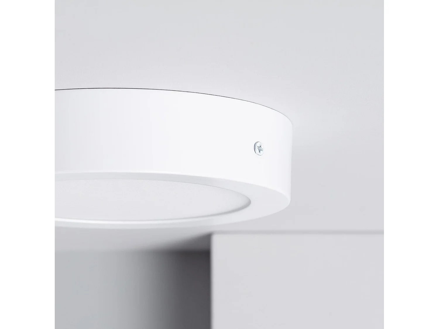 Plafonnier LED Rond 12W SwitchCCT Sélectionnable Ø 170mm Dimmable Compatible avec Télécommande RF V.2 Sélectionnable (chaud-neutre-froid)