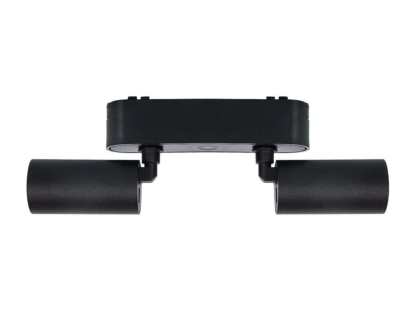 Spot LED sur Rail Magnétique 25mm Extra-Plat 10W Double 48V Noir 4000K Blanc neutre