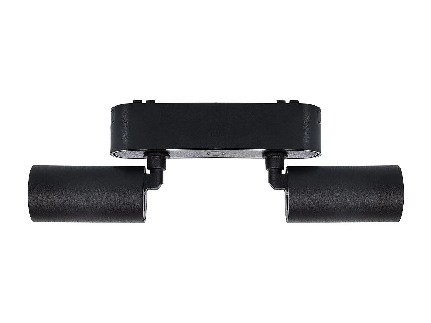 Spot LED sur Rail Magnétique 25mm Extra-Plat 10W Double 48V Noir 4000K Blanc neutre