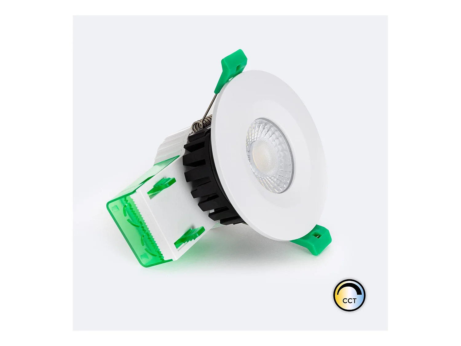 Foco Downlight LED 5-8W Ignífugo Circular Regulable IP65 Corte Ø 70 mm NF Seleccionable (Neutro-Frío)