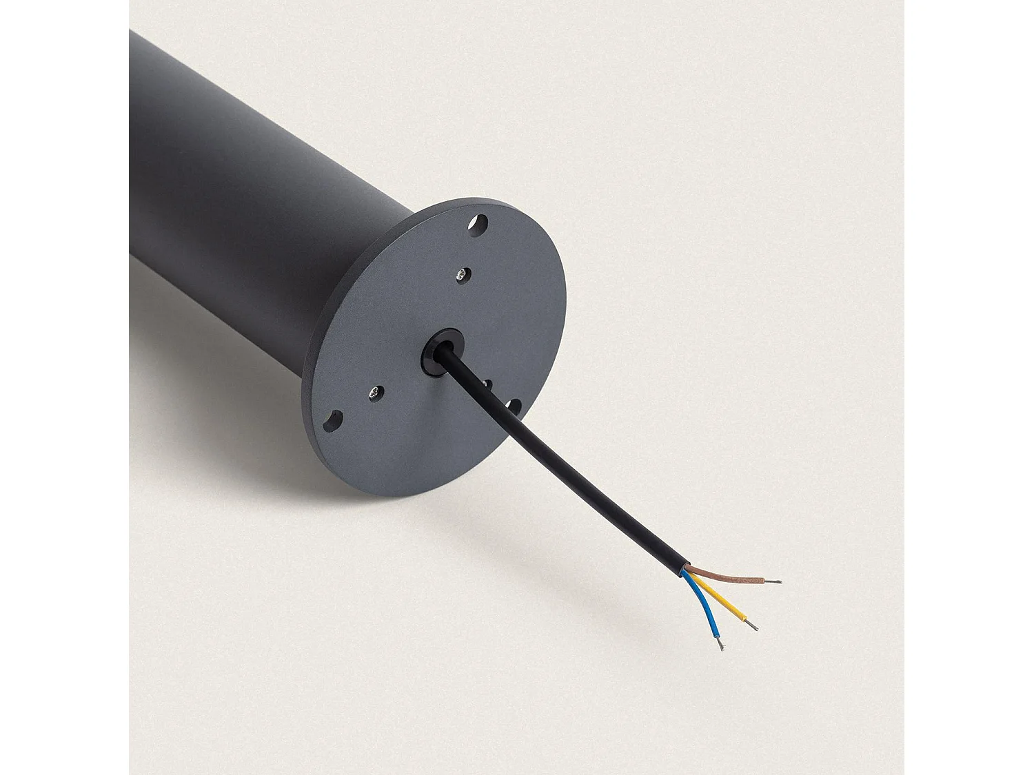 Balise Extérieure LED 5W 60cm sur Pied en Saillie Daryl Anthracite