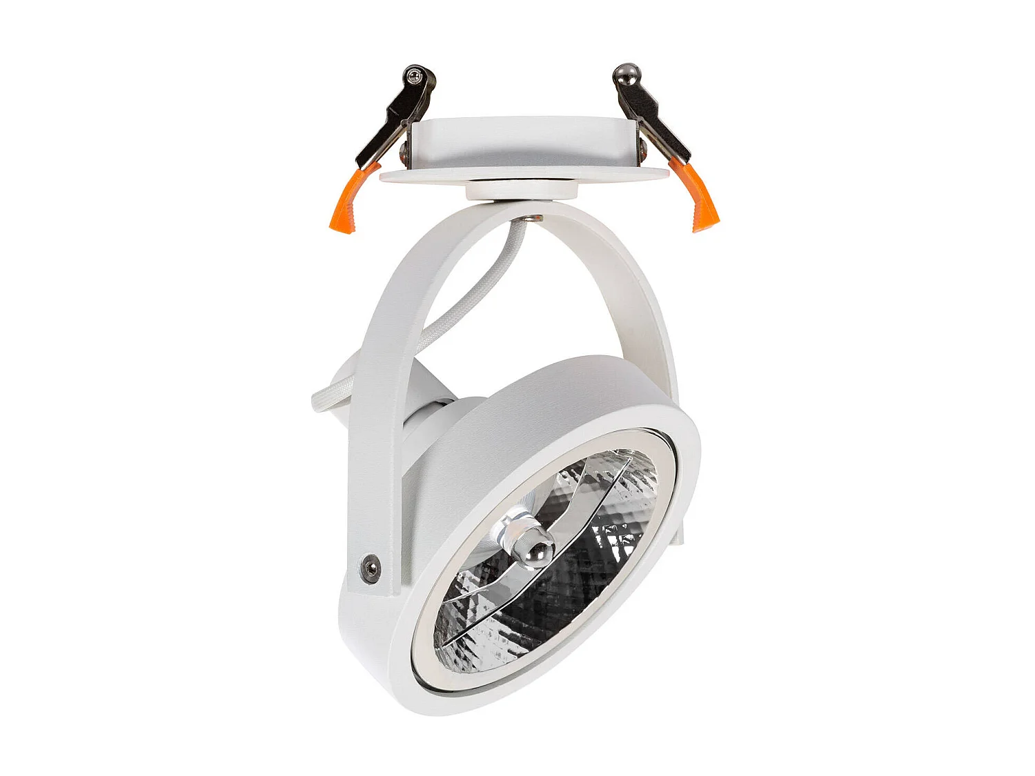 Spot Downlight LED 12W AR111 Coupe Ø 80 mm No Flicker 3000K Blanc chaud