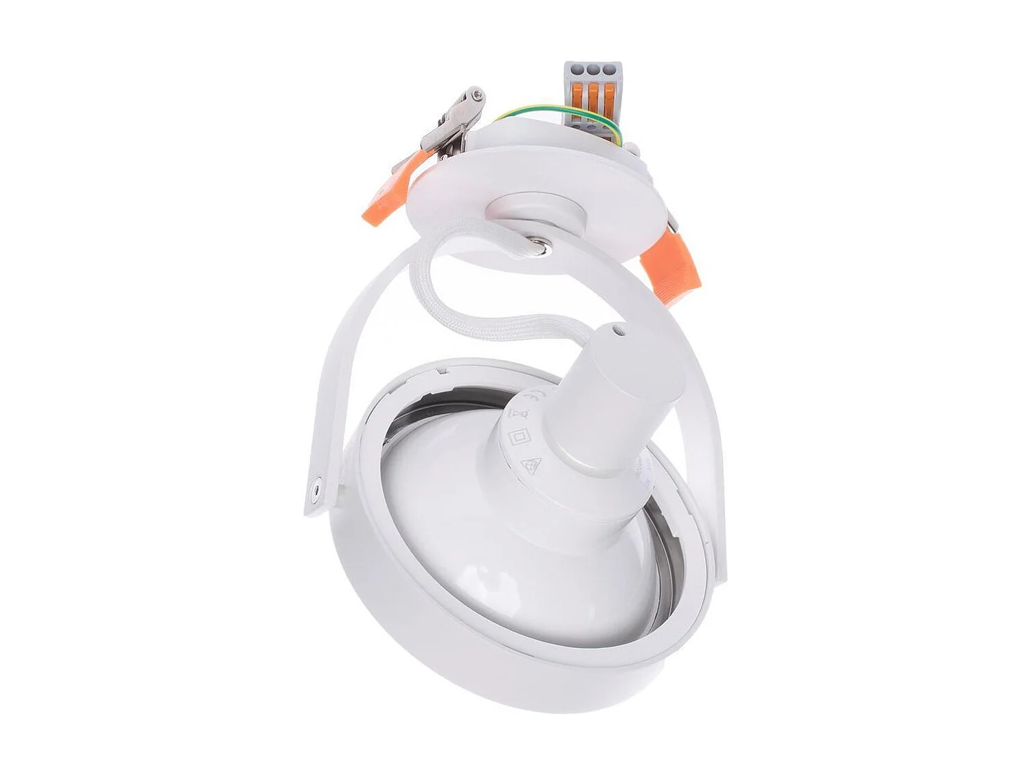 Spot Downlight LED 12W AR111 Coupe Ø 80 mm No Flicker 3000K Blanc chaud