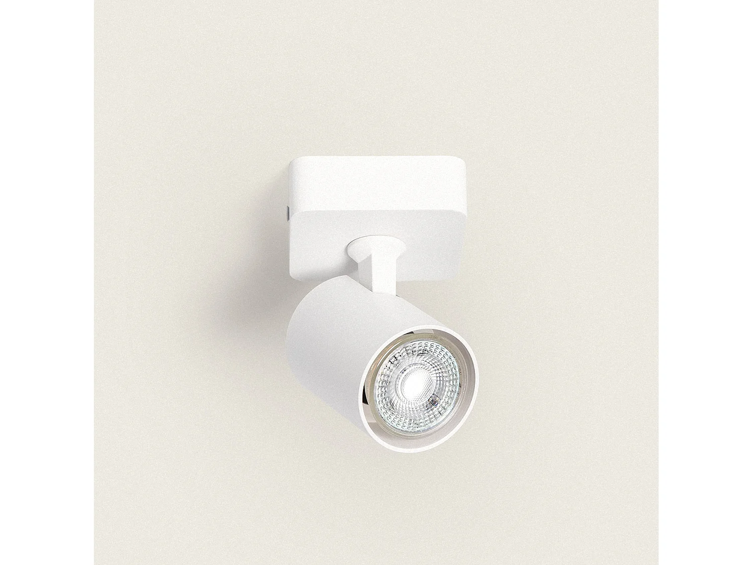 Lámpara de Techo Orientable Cora 1 Foco Blanco Blanco