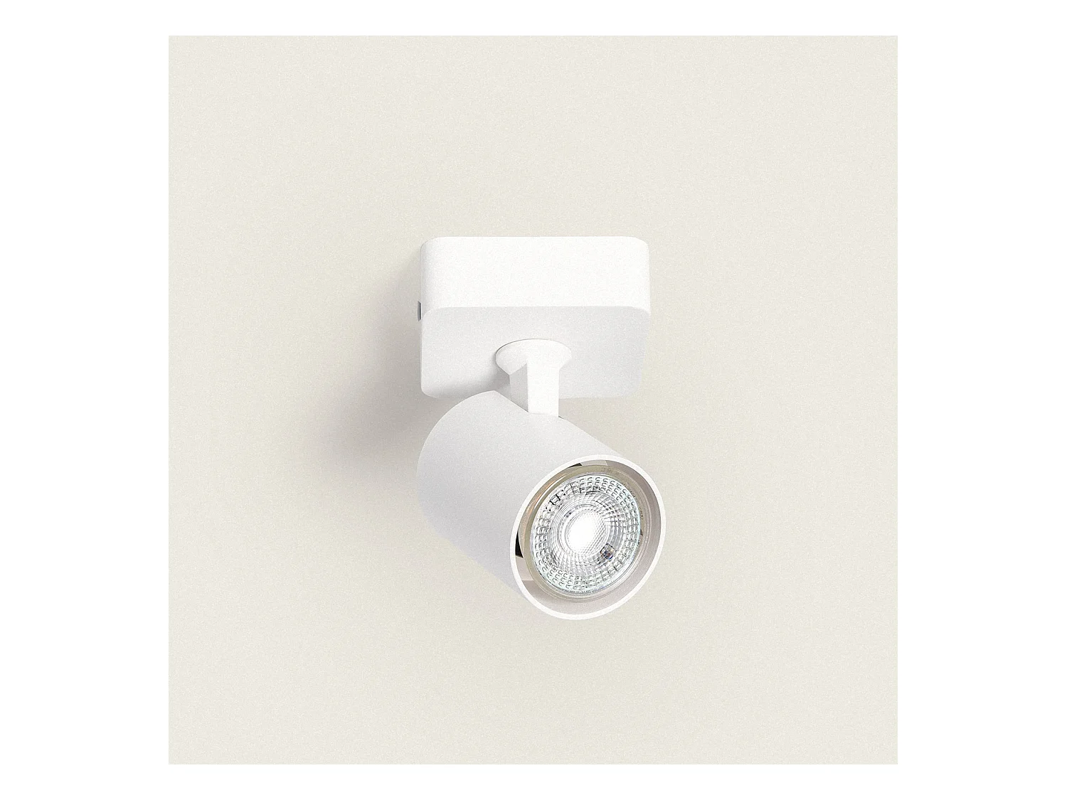 Plafonnier Orientable Cora 1 Spot Blanc Blanc