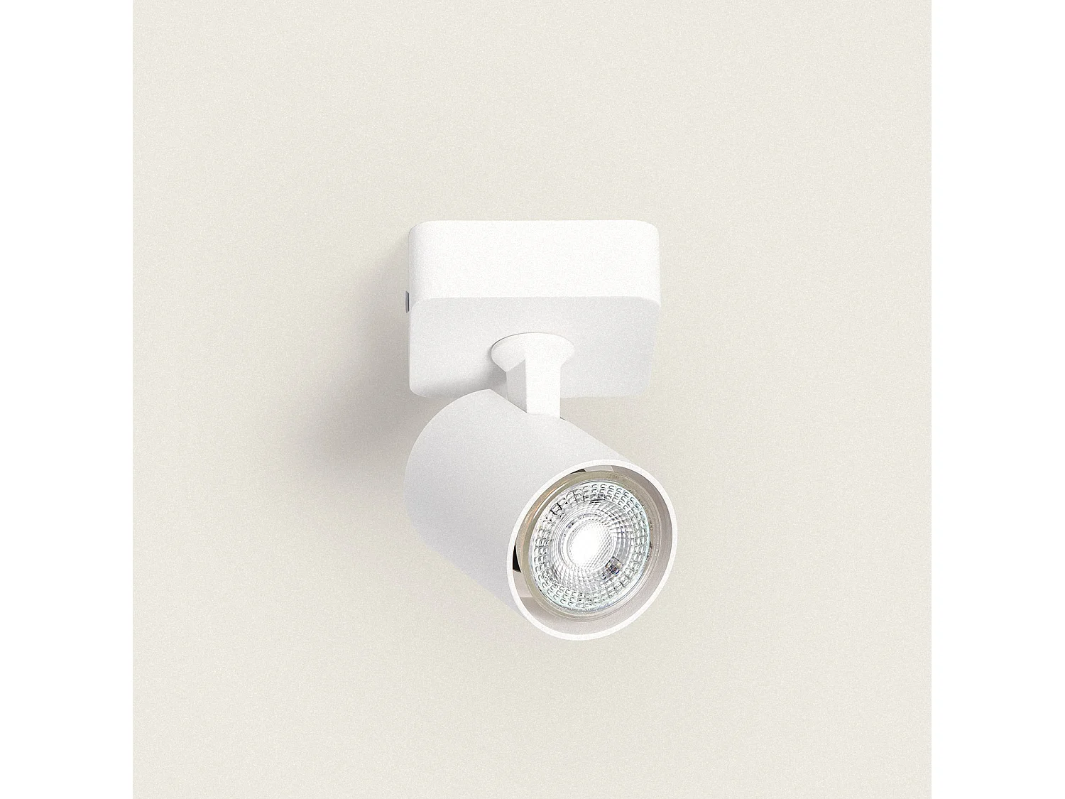 Plafonnier Orientable Cora 1 Spot Blanc Blanc