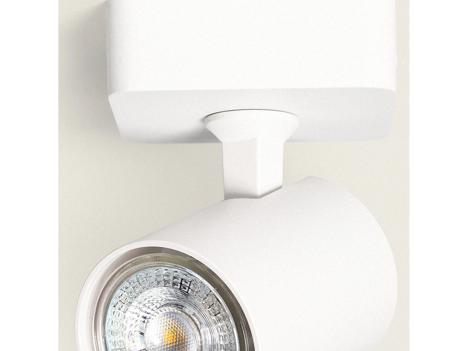 Plafonnier Orientable Cora 1 Spot Blanc Blanc