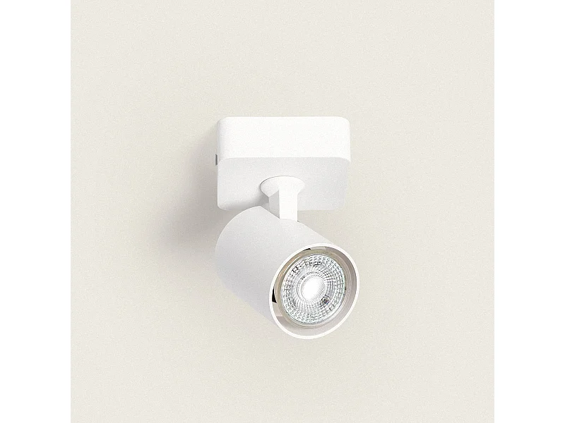 Plafonnier Orientable Cora 1 Spot Blanc Blanc