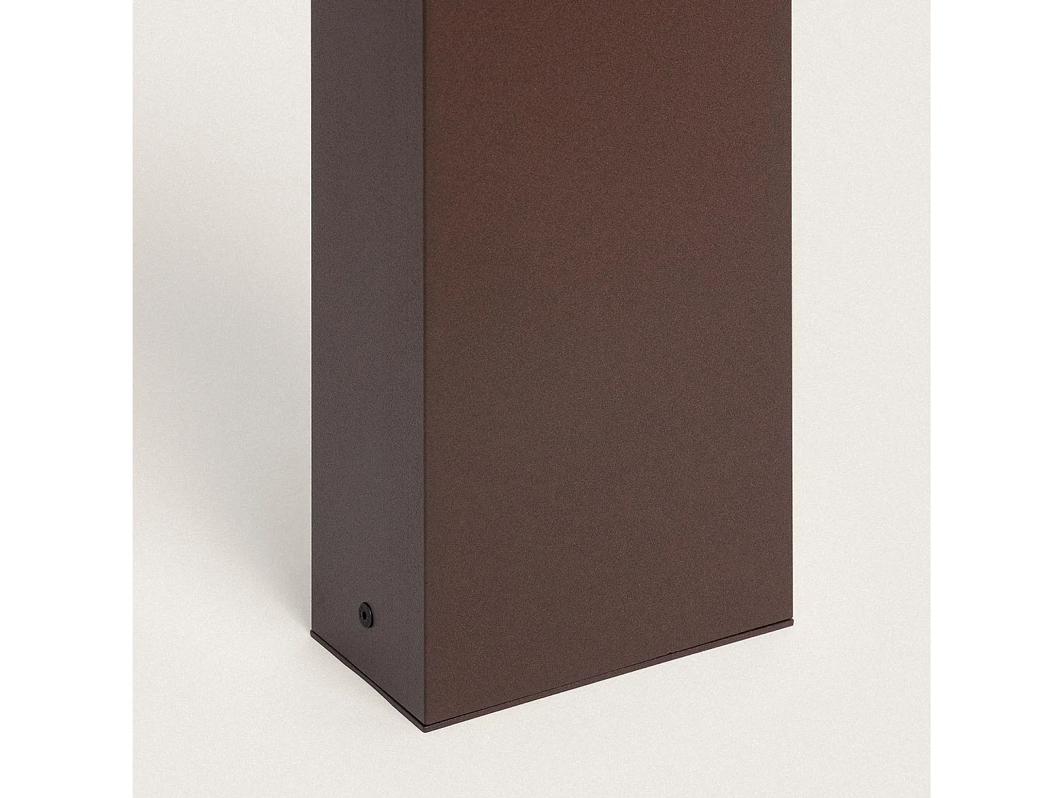 Baliza Exterior LED 9W Superficie Pie 80cm Aluminio Sheffield Óxido