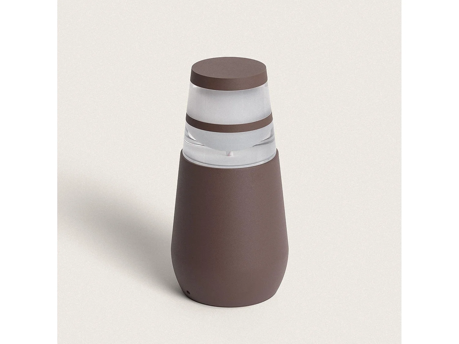 Baliza Exterior LED 9W Superficie Pie 30cm Dareh Óxido