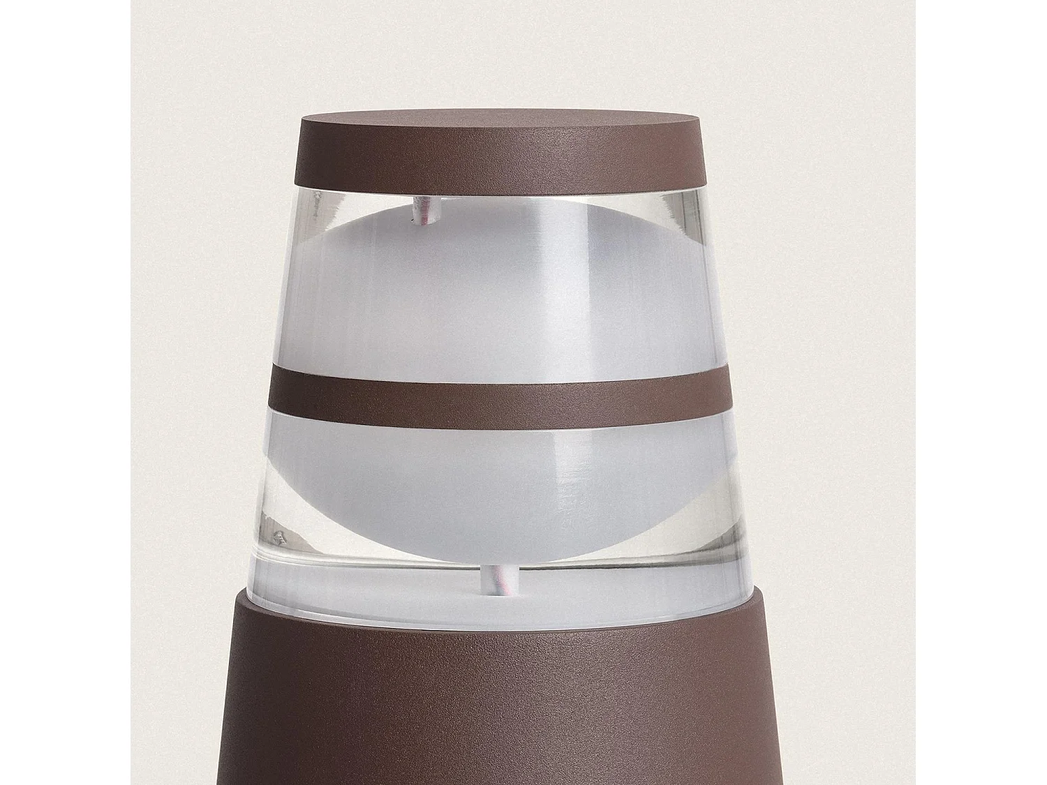 Baliza Exterior LED 9W Superficie Pie 30cm Dareh Óxido