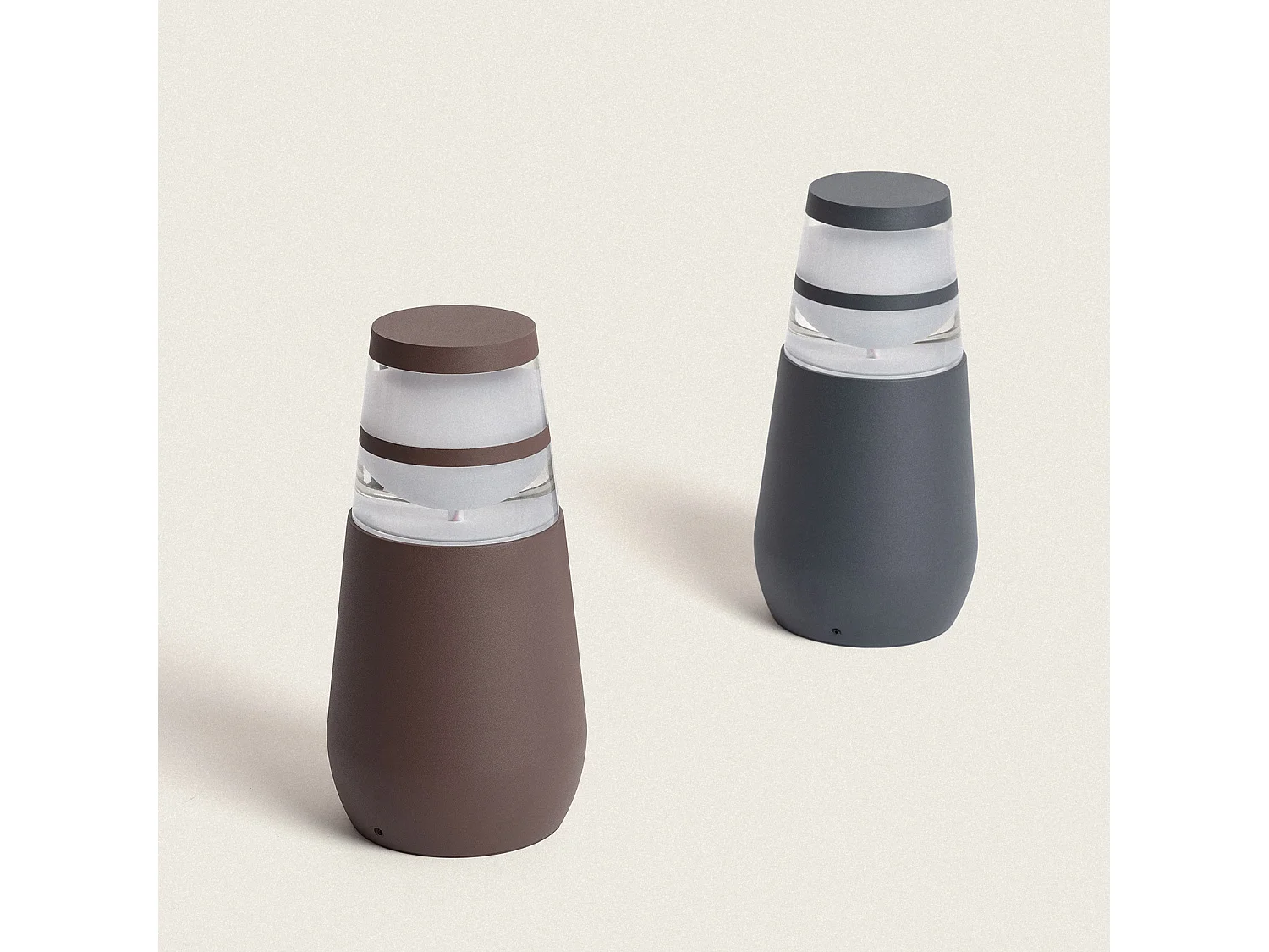 Balise Extérieure LED 9W sur Pied 30 cm en Saillie Dareh  Rouille