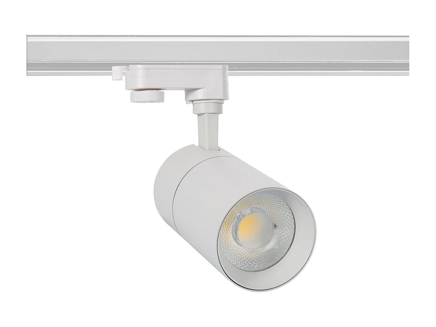 Spot LED sur Rail Triphasé 20W Mallet Dimmable Blanc  5000K Blanc froid