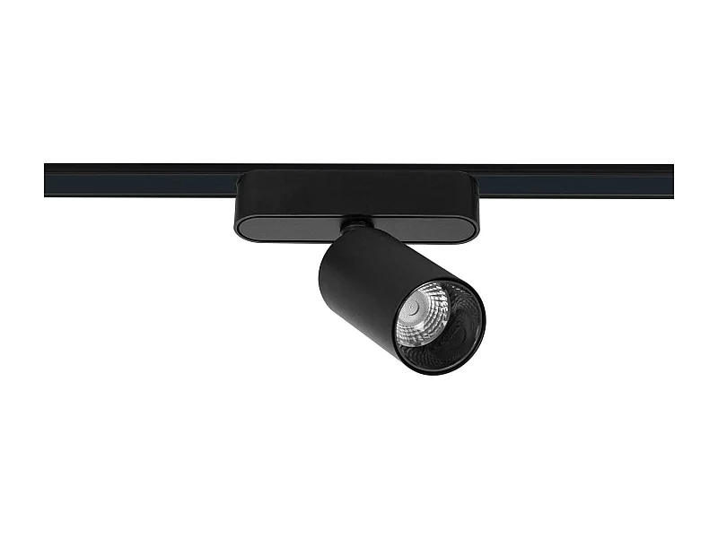 Spot LED sur Rail Magnétique 25mm Extra-Plat 12W 48V Noir 2700K Blanc chaud