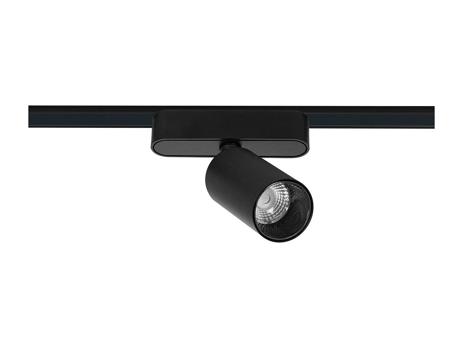 Spot LED sur Rail Magnétique 25mm Extra-Plat 12W 48V Noir 2700K Blanc chaud
