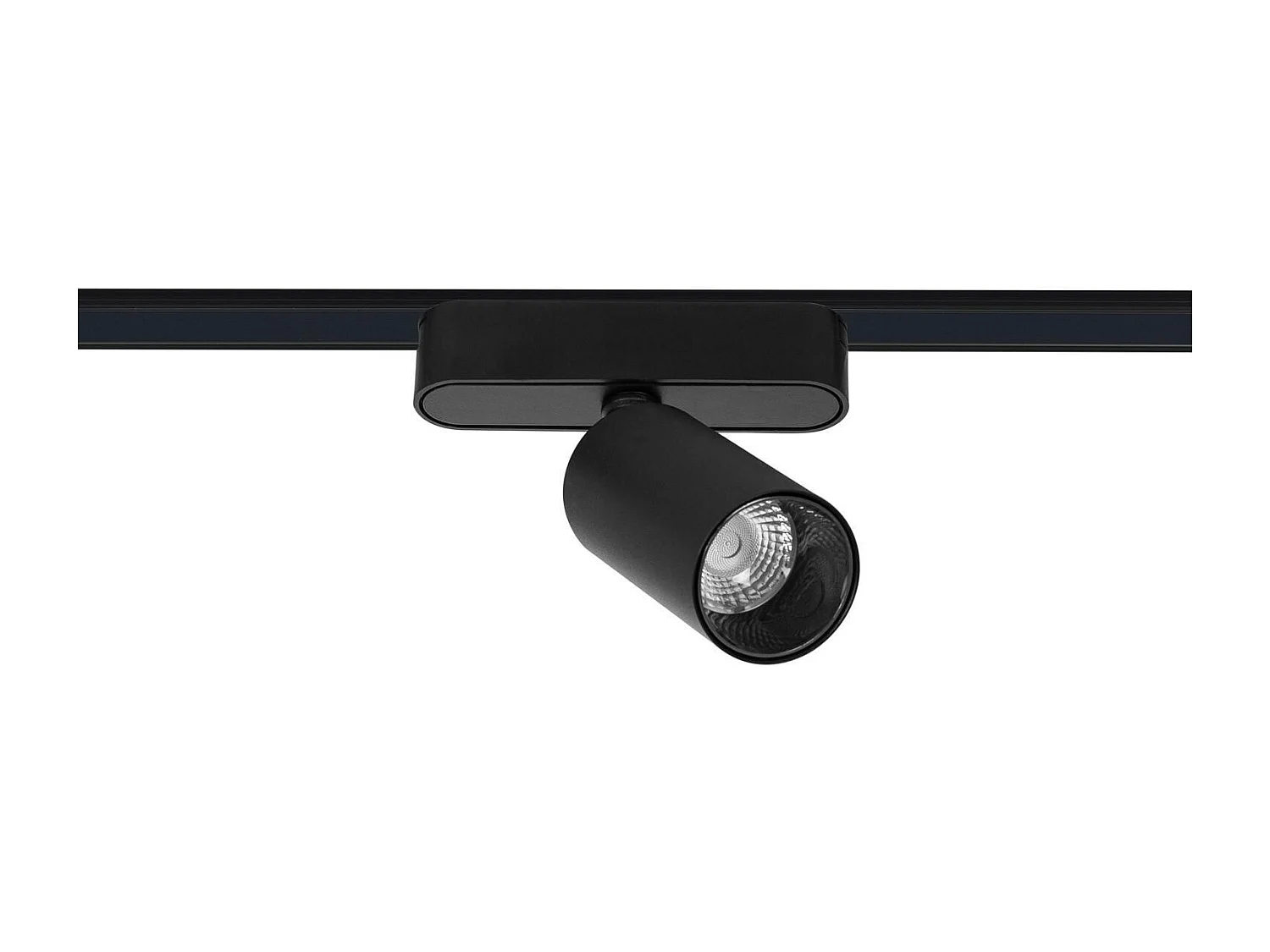 Spot LED sur Rail Magnétique 25mm Extra-Plat 12W 48V Noir 2700K Blanc chaud