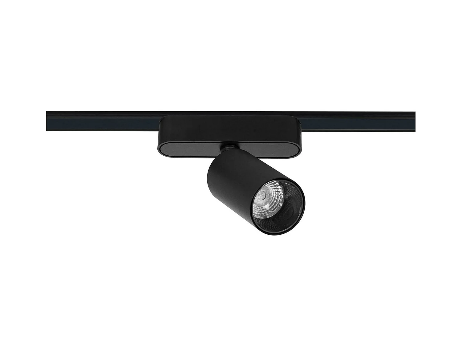 Spot LED sur Rail Magnétique 25mm Extra-Plat 12W 48V Noir 2700K Blanc chaud