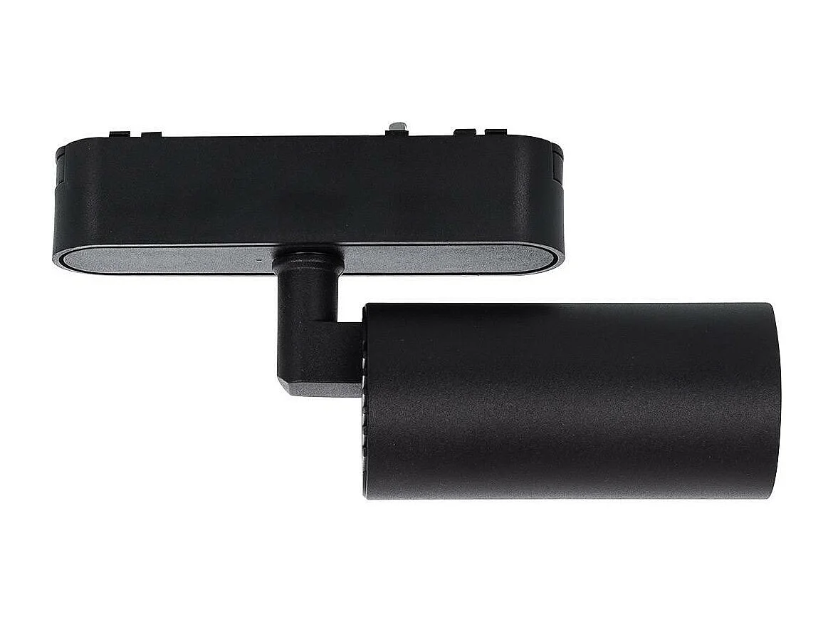 Spot LED sur Rail Magnétique 25mm Extra-Plat 12W 48V Noir 2700K Blanc chaud