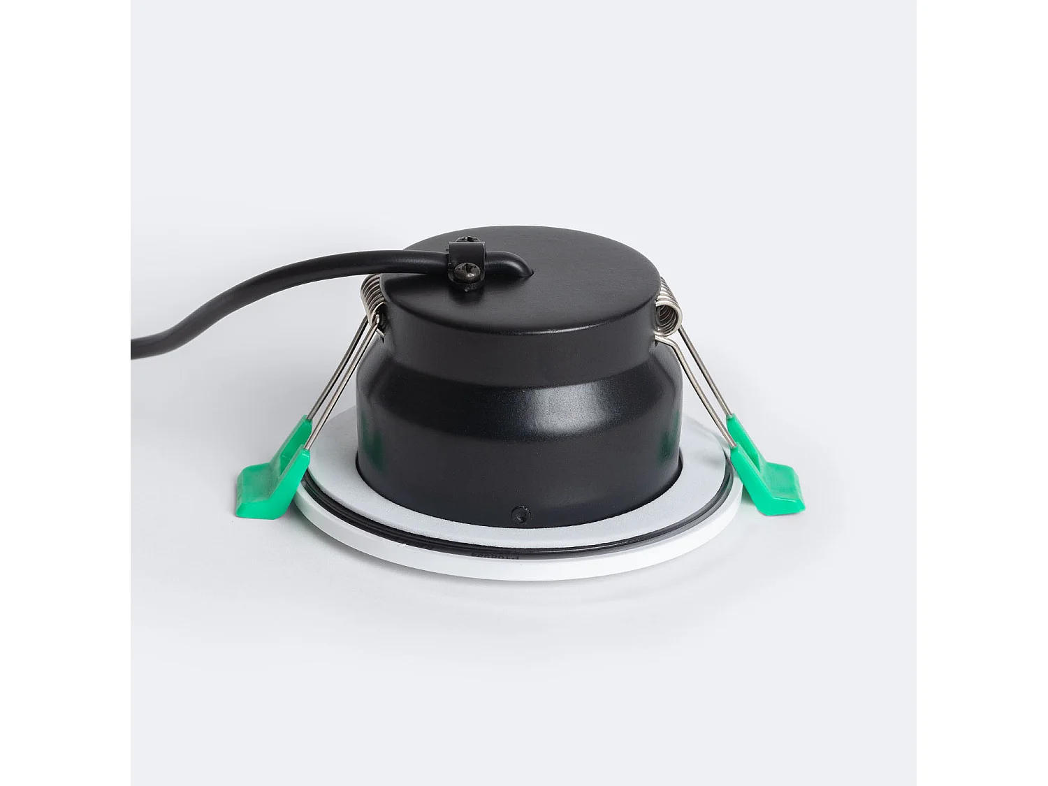 Foco Downlight LED 5-8W Ignífugo Circular Regulable IP65 Corte Ø 65 mm Design Blanco Seleccionable (Neutro-Frío)