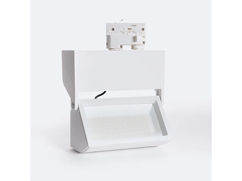 Spot LED sur Rail Triphasé 38W Piero 6000K Blanc froid
